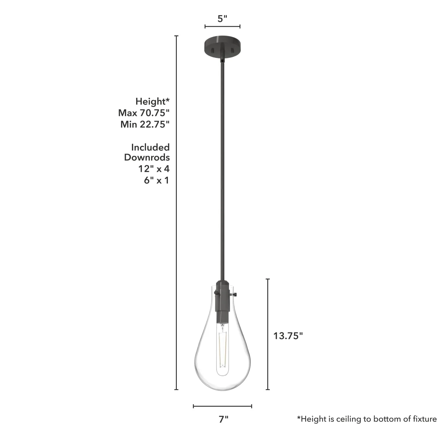 Lundin Pendant 1 Light 7 inch 4 Lundin Pendant 1 Light 7 inch