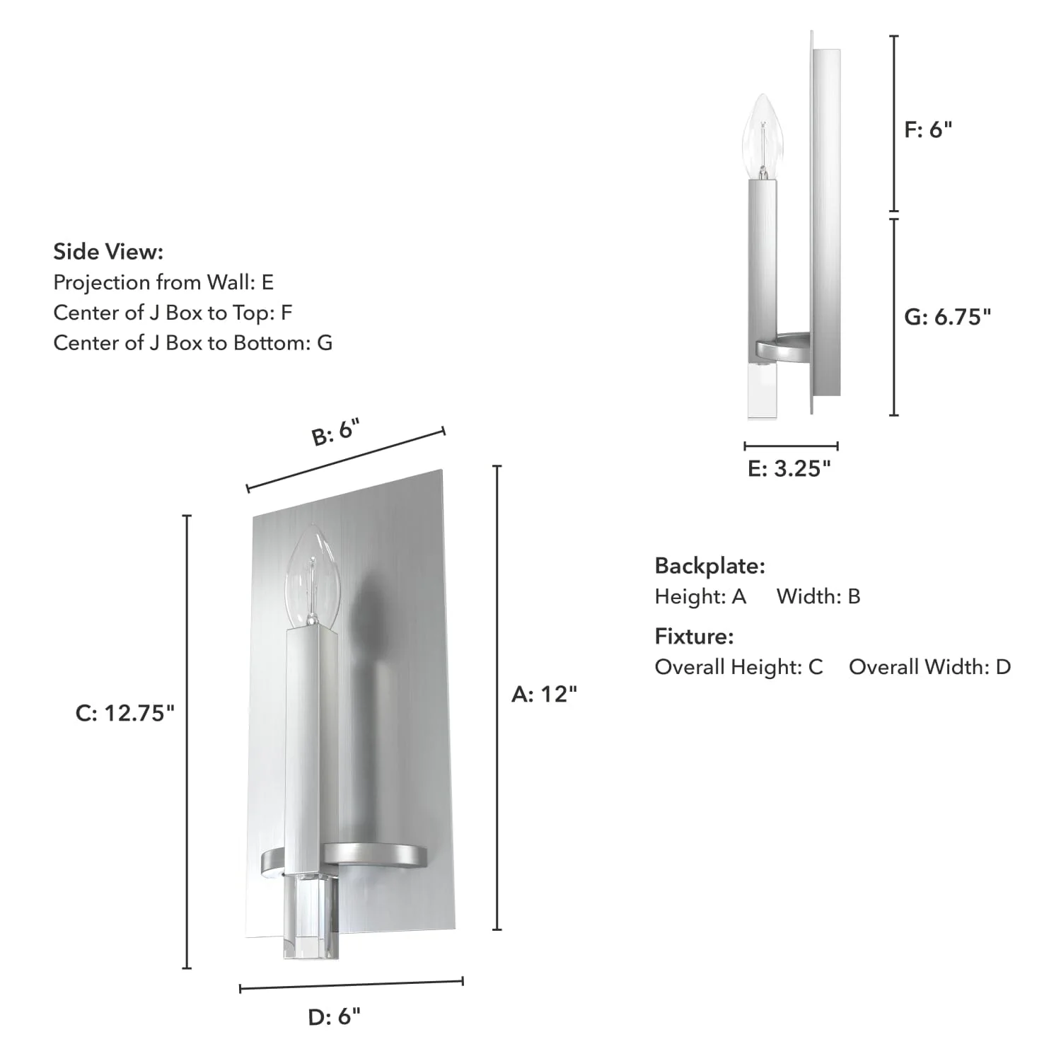 Sunjai Wall Sconce 1 Light 4 Sunjai Wall Sconce 1 Light