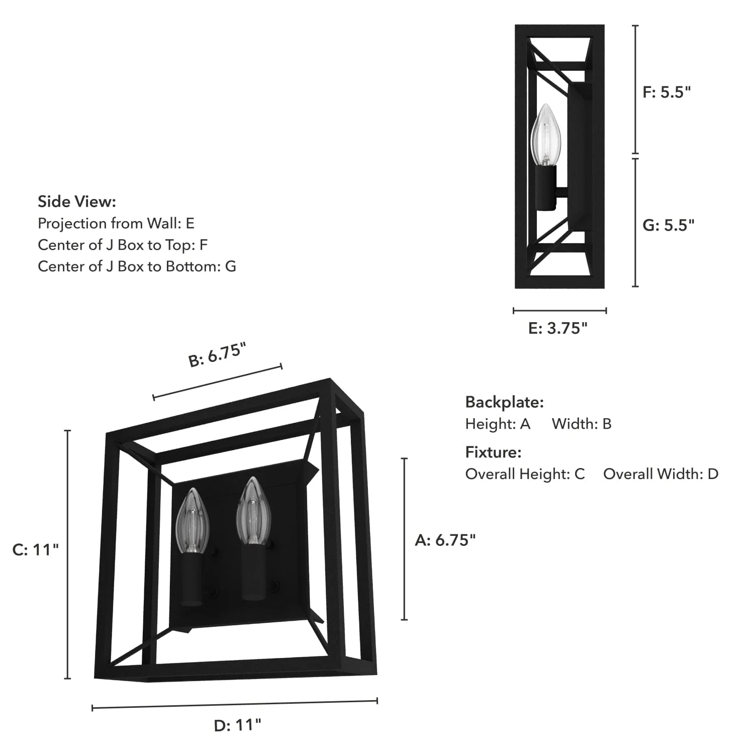 Doherty 2 Light Wall Sconce 8 Doherty 2 Light Wall Sconce