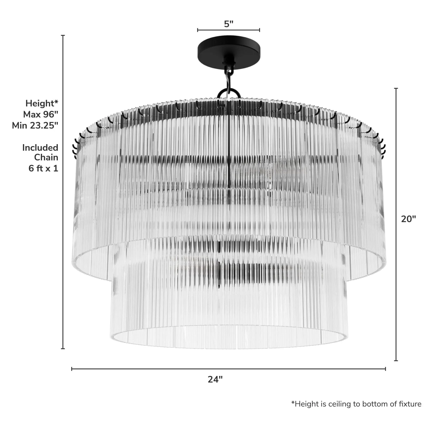 Ontario Jasmine Roth 6 Light Medium 24 Inch Chandelier 10 Ontario Jasmine Roth 6 Light Medium 24 Inch Chandelier