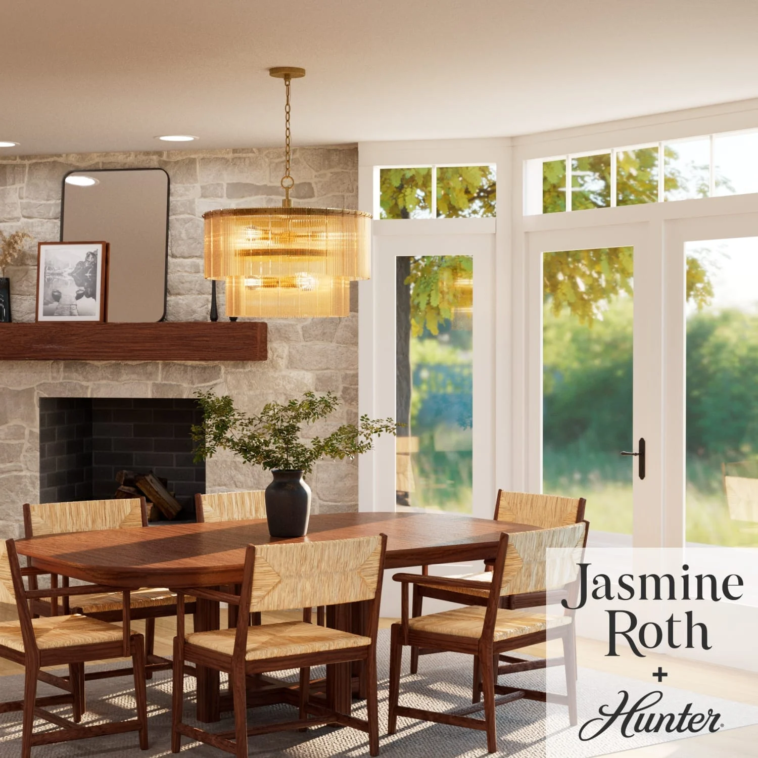 Ontario Jasmine Roth 6 Light Medium 24 Inch Chandelier 5 Ontario Jasmine Roth 6 Light Medium 24 Inch Chandelier