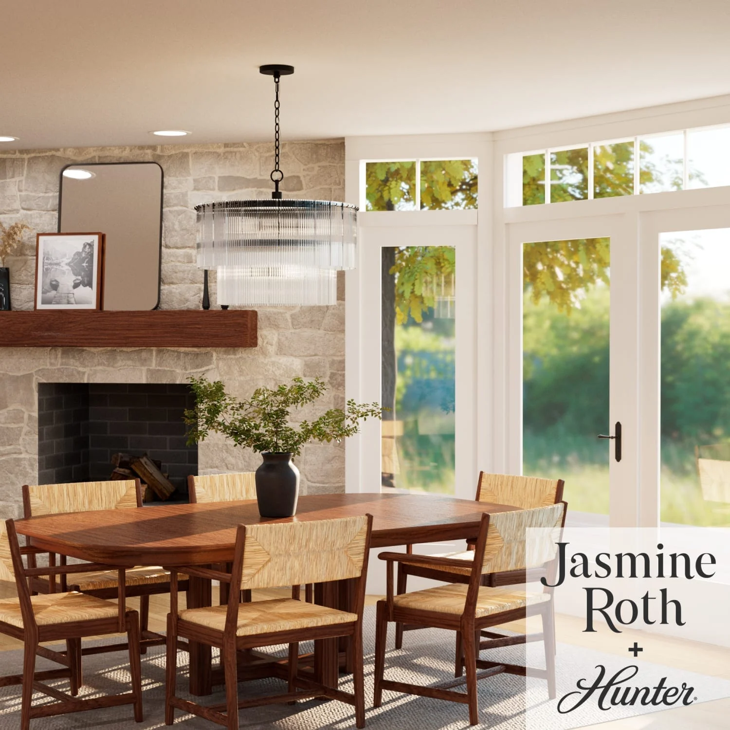 Ontario Jasmine Roth 6 Light Medium 24 Inch Chandelier 6 Ontario Jasmine Roth 6 Light Medium 24 Inch Chandelier