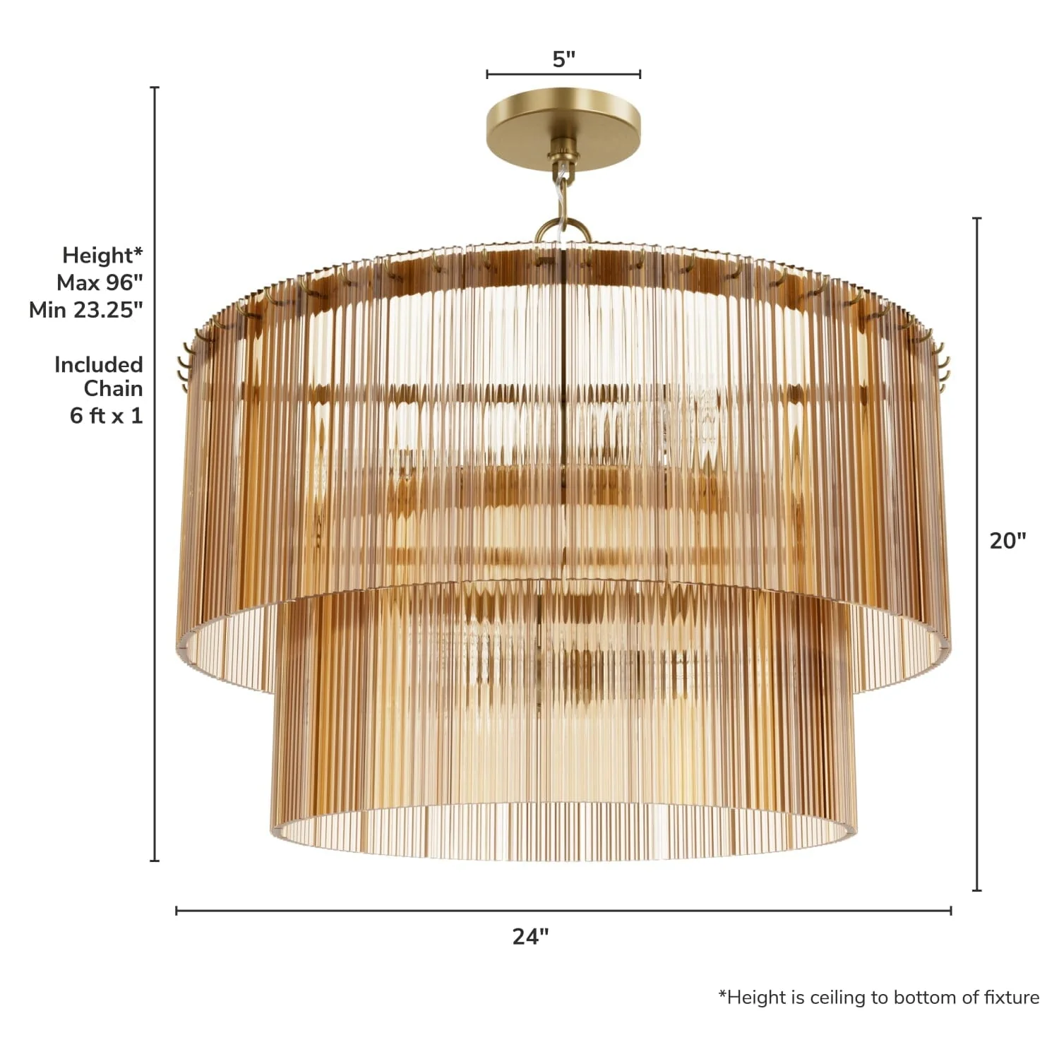 Ontario Jasmine Roth 6 Light Medium 24 Inch Chandelier 9 Ontario Jasmine Roth 6 Light Medium 24 Inch Chandelier