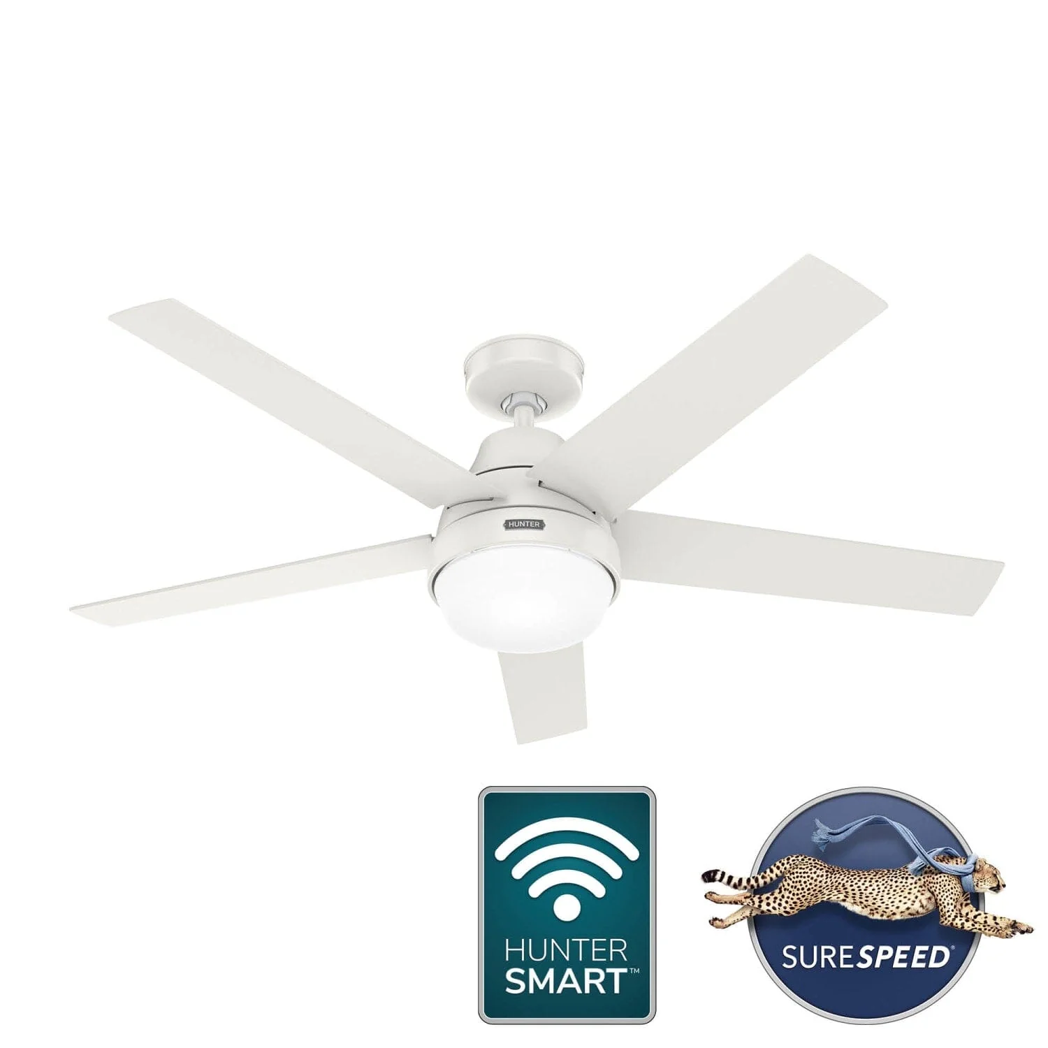 Aerodyne Indoor Smart Fan with LED Light 52 inch with Remote 59 Aerodyne Indoor Smart Fan with LED Light 52 inch with Remote