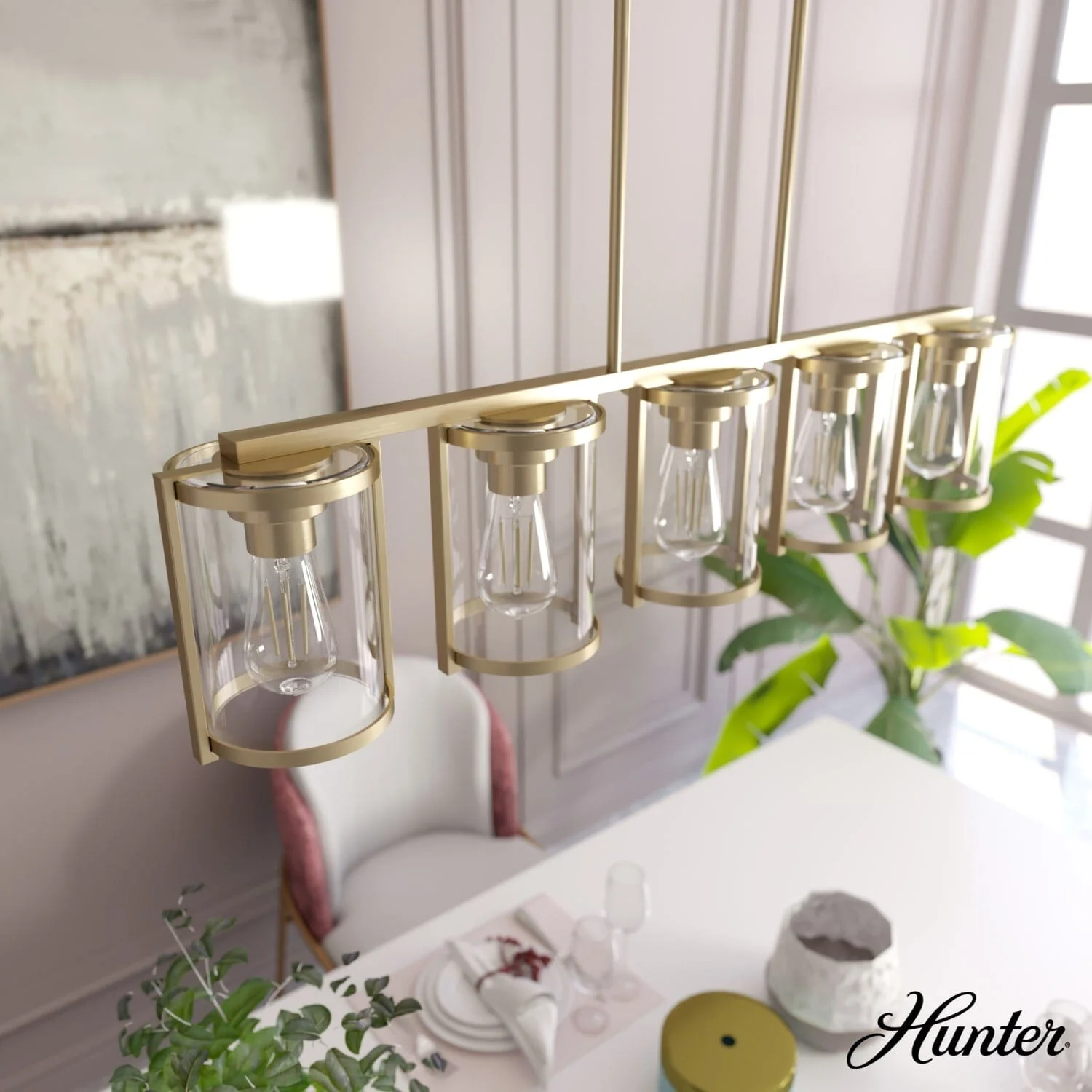 Astwood 5 Light Linear Chandelier