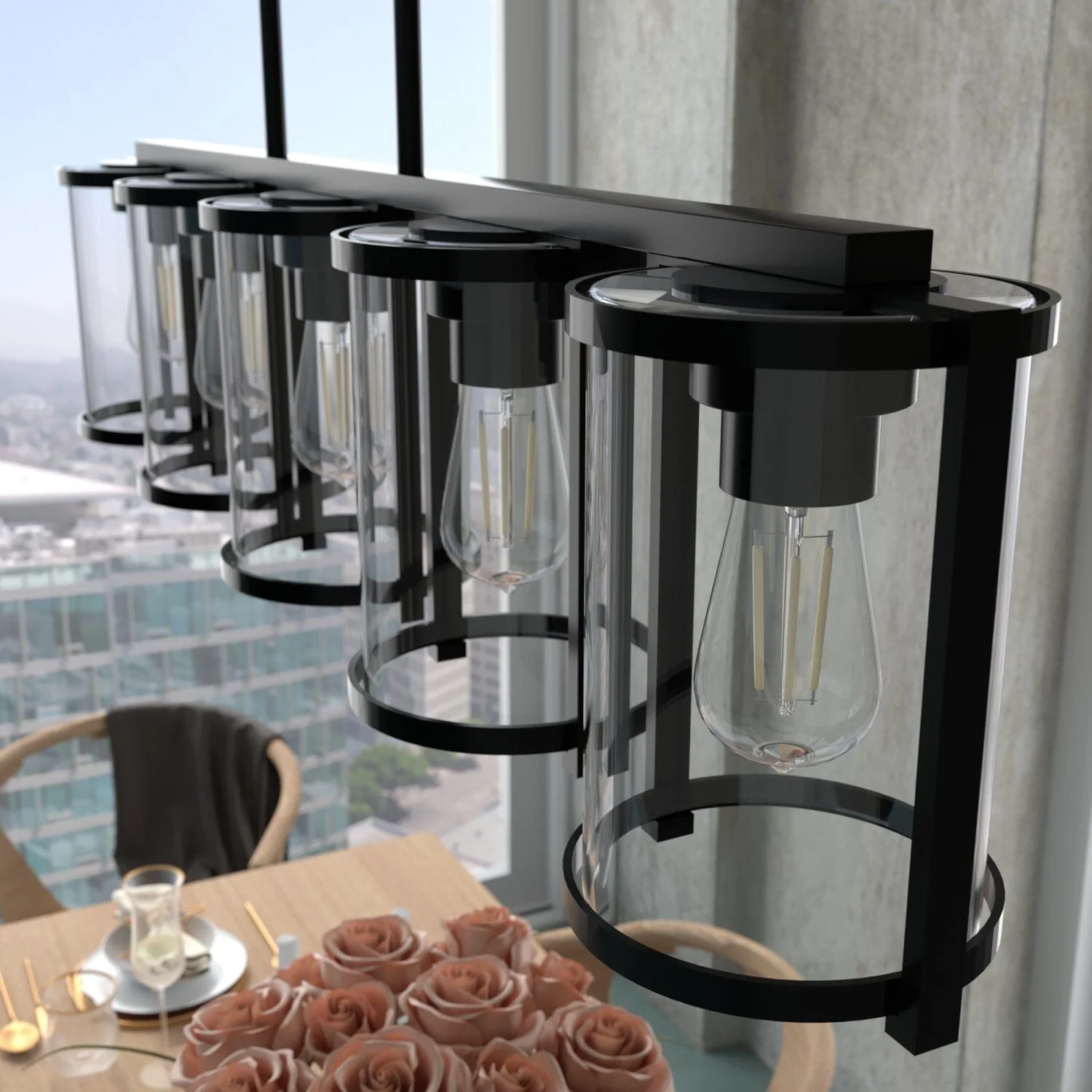 Astwood 5 Light Linear Chandelier 3 Astwood 5 Light Linear Chandelier
