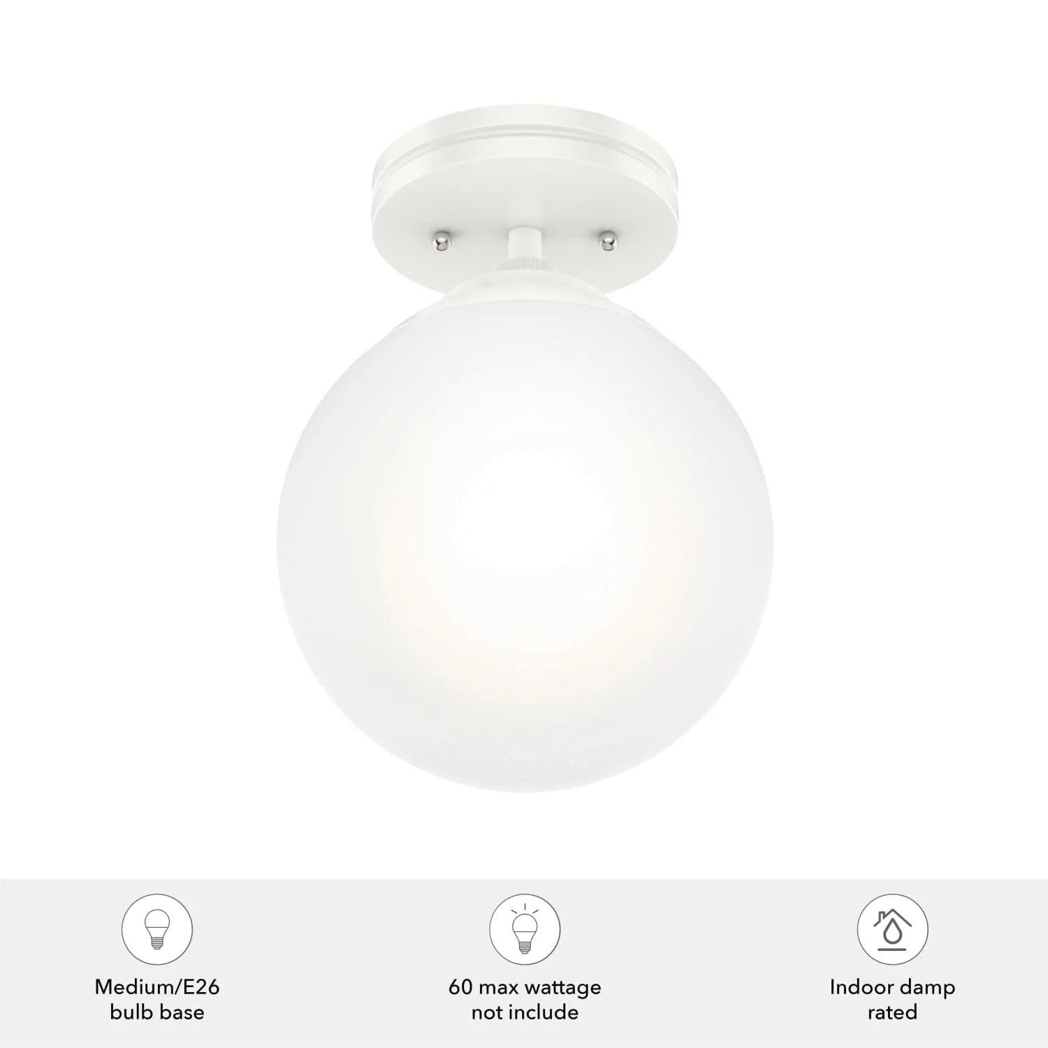 Hepburn 1 Light Semi-Flush Mount 11 Hepburn 1 Light Semi-Flush Mount