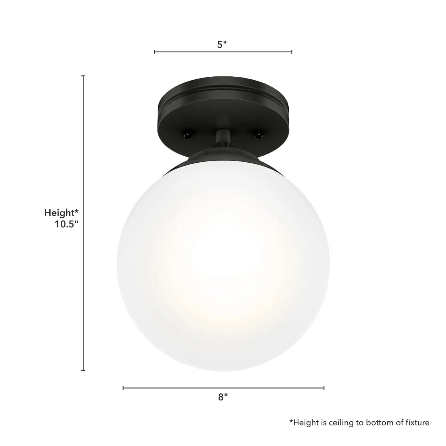 Hepburn 1 Light Semi-Flush Mount 14 Hepburn 1 Light Semi-Flush Mount