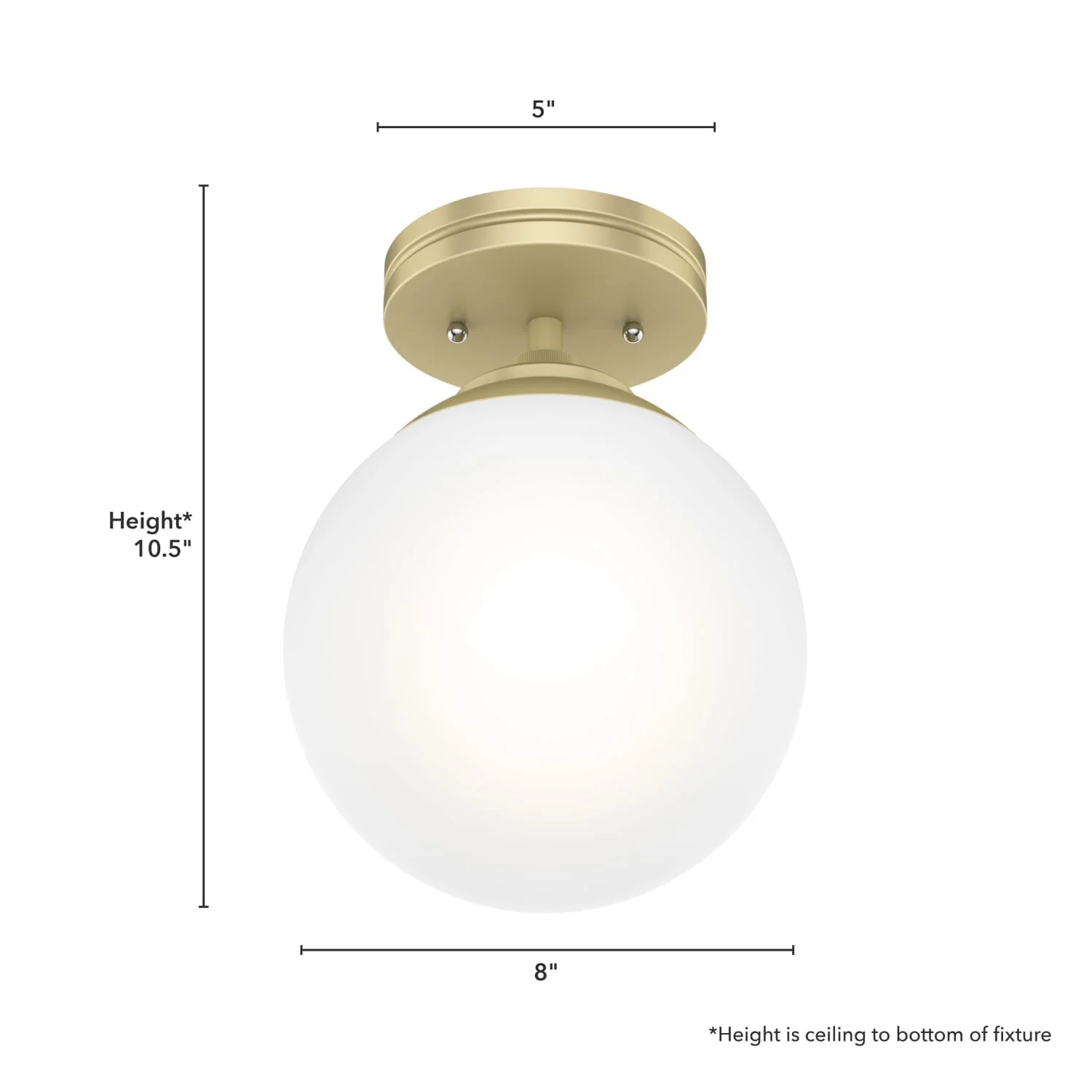 Hepburn 1 Light Semi-Flush Mount 16 Hepburn 1 Light Semi-Flush Mount