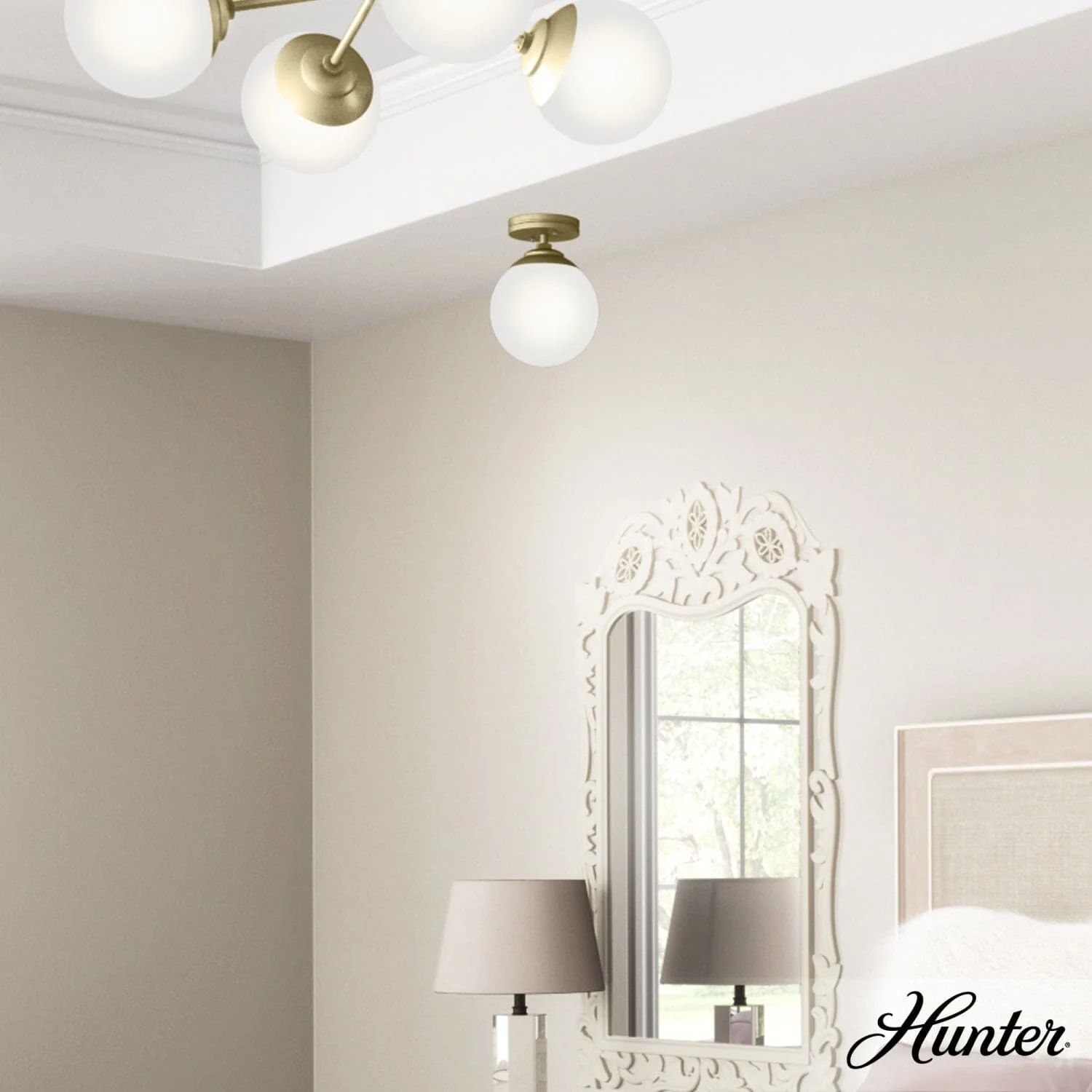 Hepburn 1 Light Semi-Flush Mount 4 Hepburn 1 Light Semi-Flush Mount