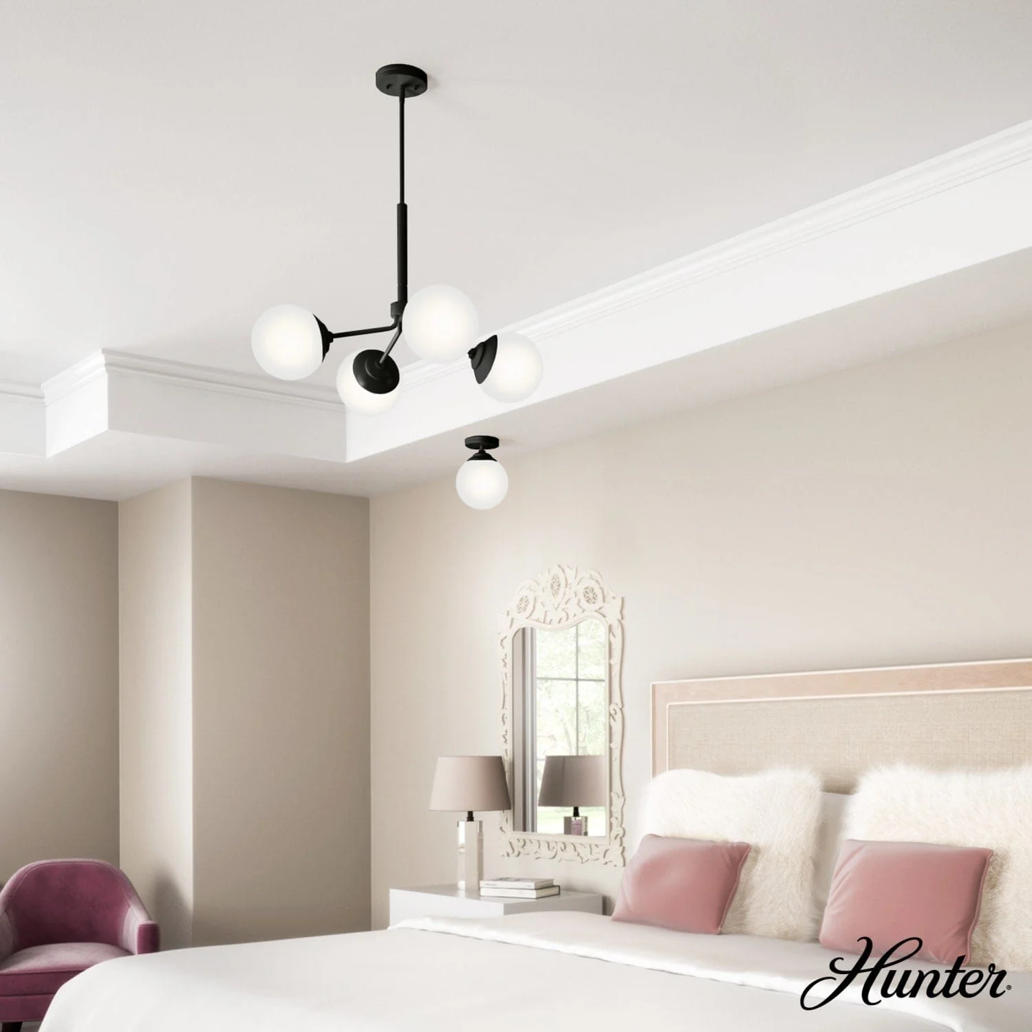 Hepburn 1 Light Semi-Flush Mount 6 Hepburn 1 Light Semi-Flush Mount