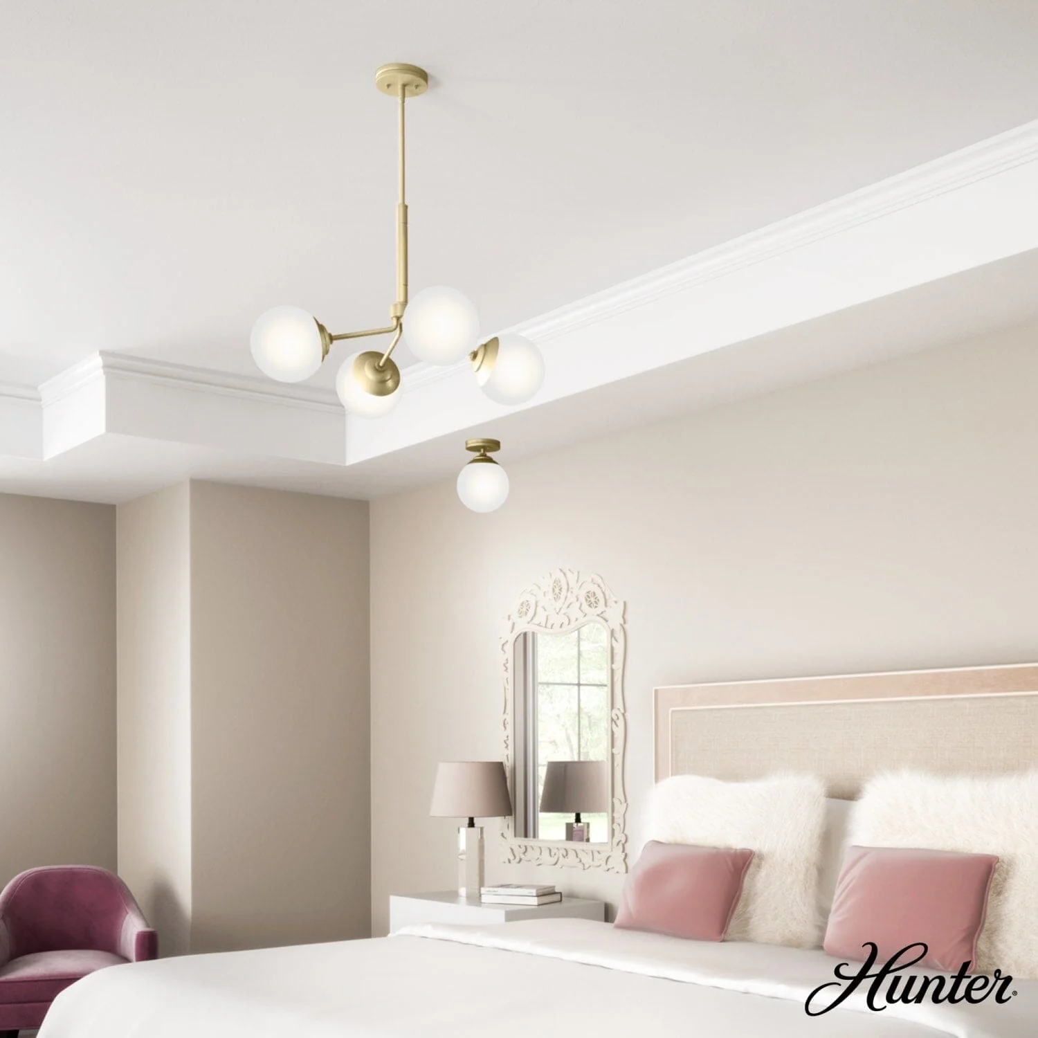 Hepburn 1 Light Semi-Flush Mount 8 Hepburn 1 Light Semi-Flush Mount