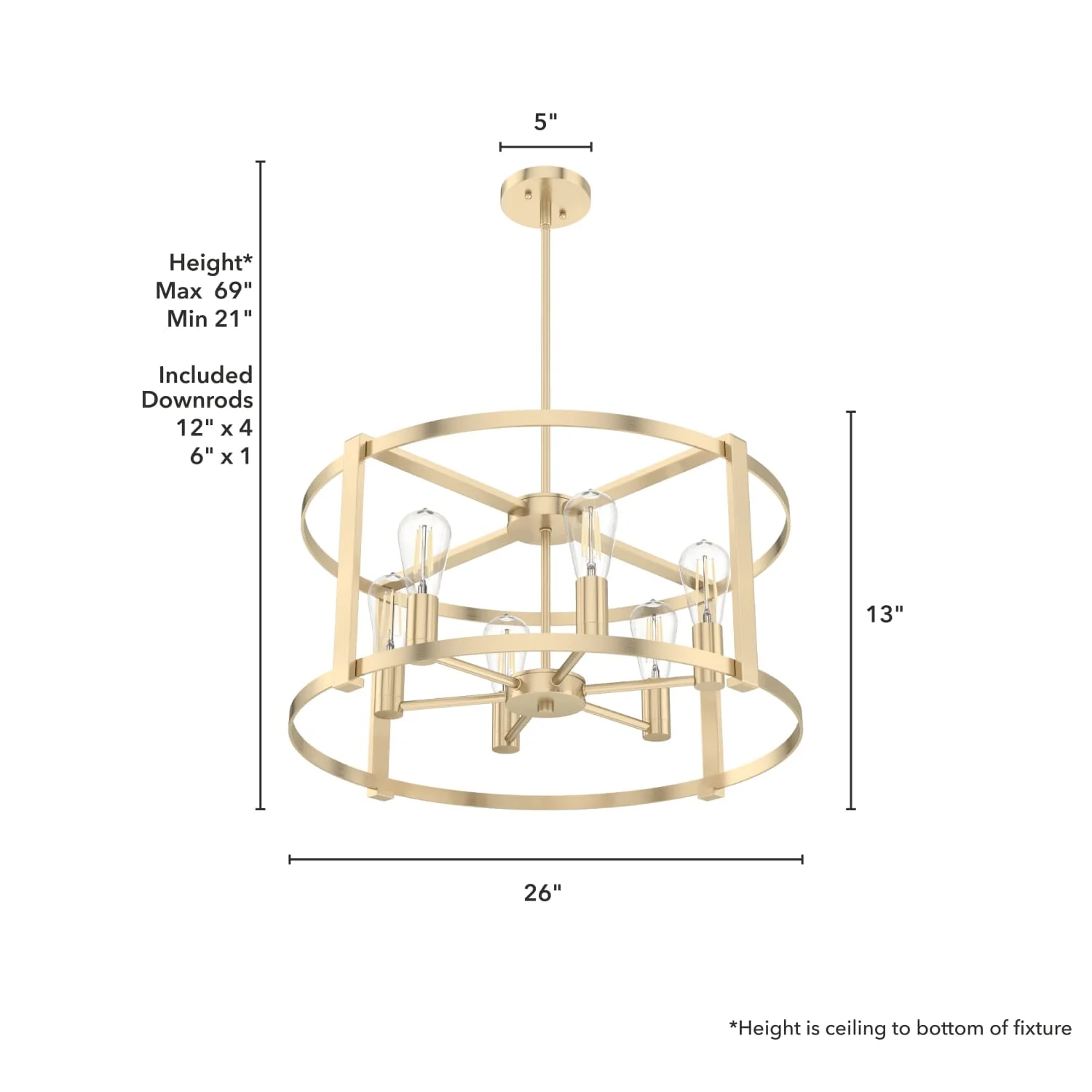 Astwood 6 Light Chandelier 14 Astwood 6 Light Chandelier