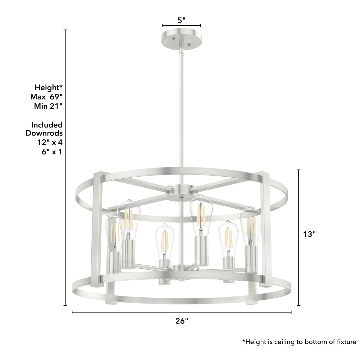 Astwood 6 Light Chandelier 15 Astwood 6 Light Chandelier