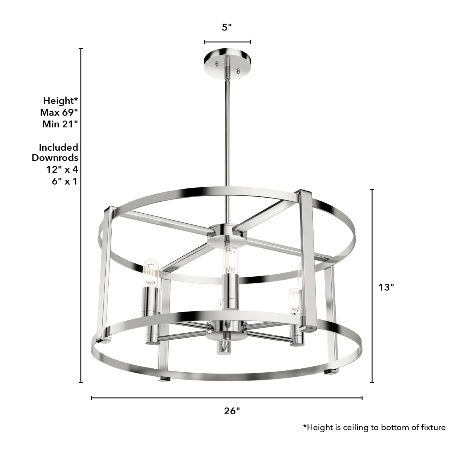 Astwood 6 Light Chandelier 16 Astwood 6 Light Chandelier