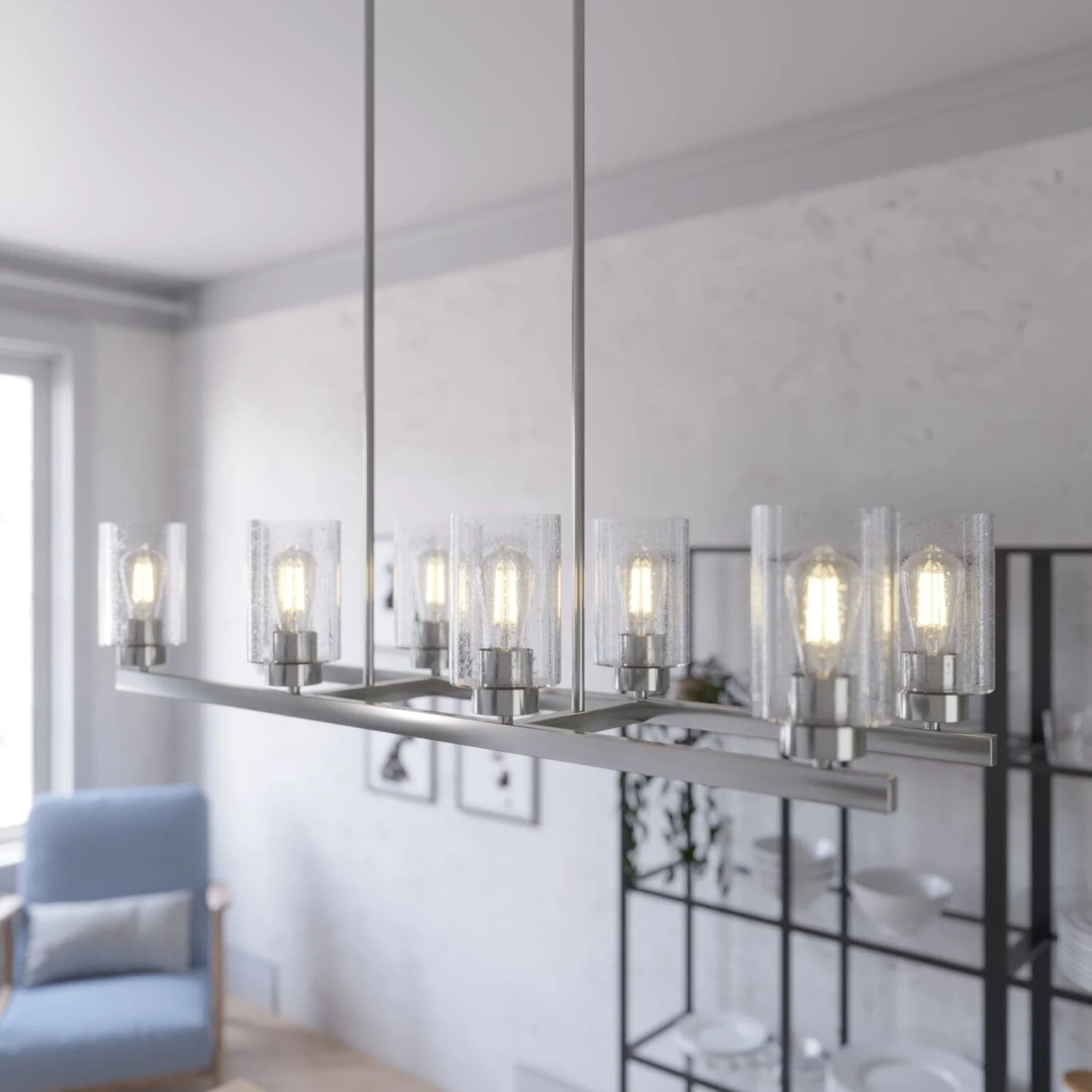 Hartland 8 Light Linear Chandelier 1 Hartland 8 Light Linear Chandelier