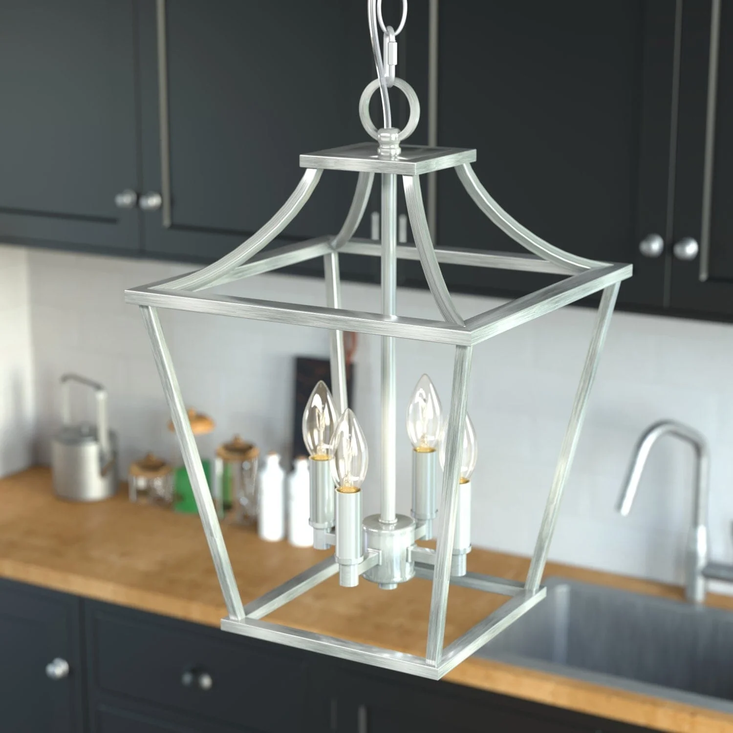 Laurel Ridge 4 Light Lantern Pendant 12 inch 2 Laurel Ridge 4 Light Lantern Pendant 12 inch