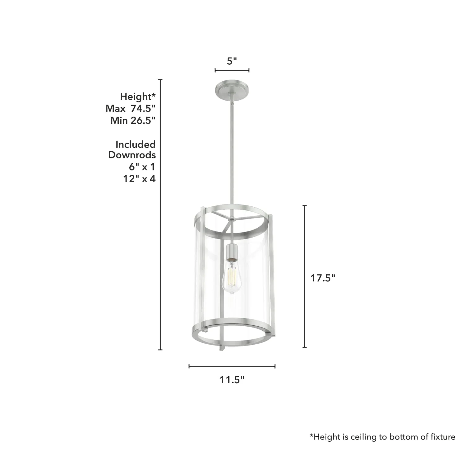 Astwood 1 Light Pendant 15 Astwood 1 Light Pendant
