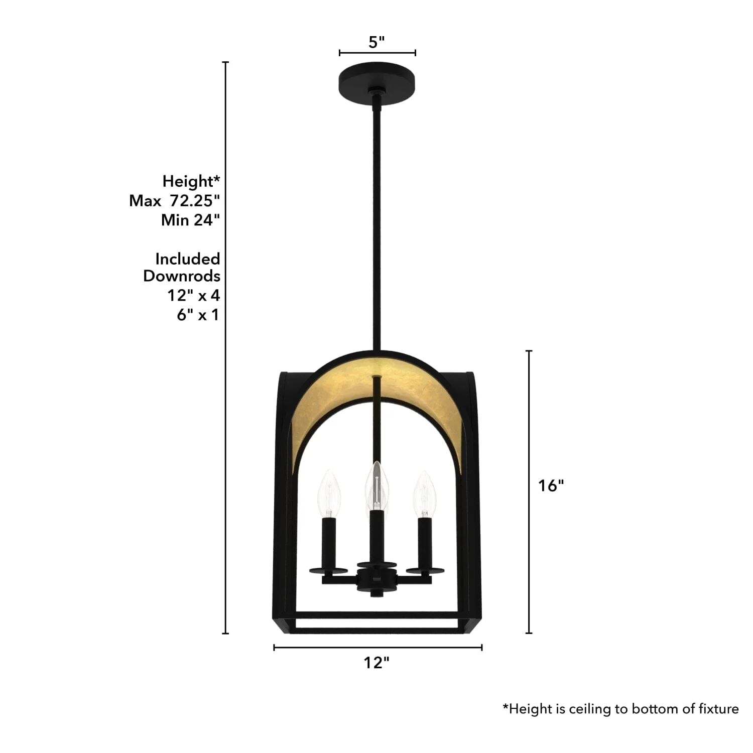 Dukestown 4 Light Lantern Pendant 12 inch 4 Dukestown 4 Light Lantern Pendant 12 inch