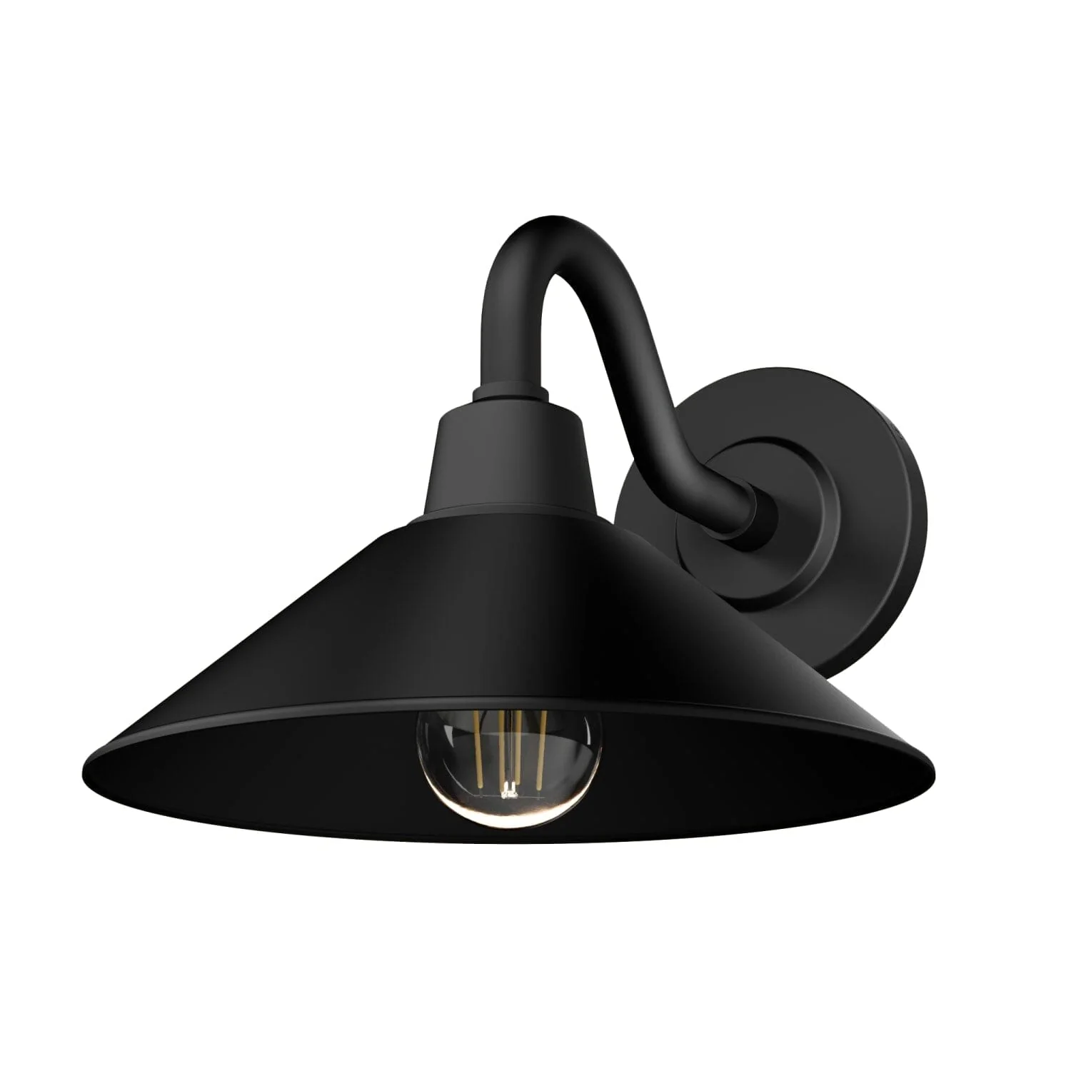 Skyflow Outdoor WeatherMax 1 Light 10 Inch Small Wall Light 12 Matte Black