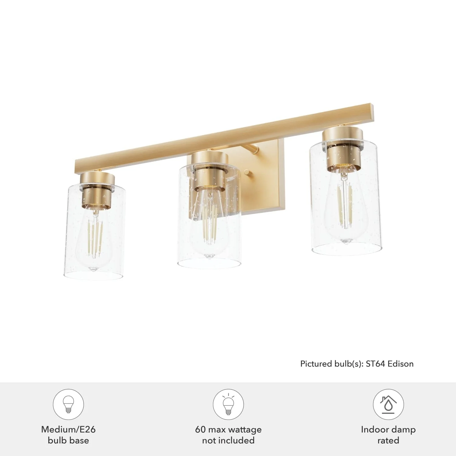 Hartland 3 Light Vanity 6 Hartland 3 Light Vanity