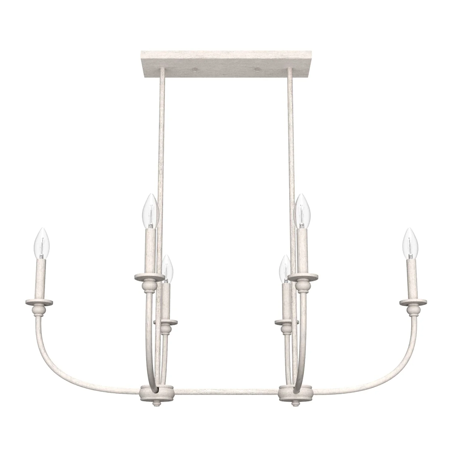 Southcrest 6 Light Linear Chandelier 12 Southcrest 6 Light Linear Chandelier