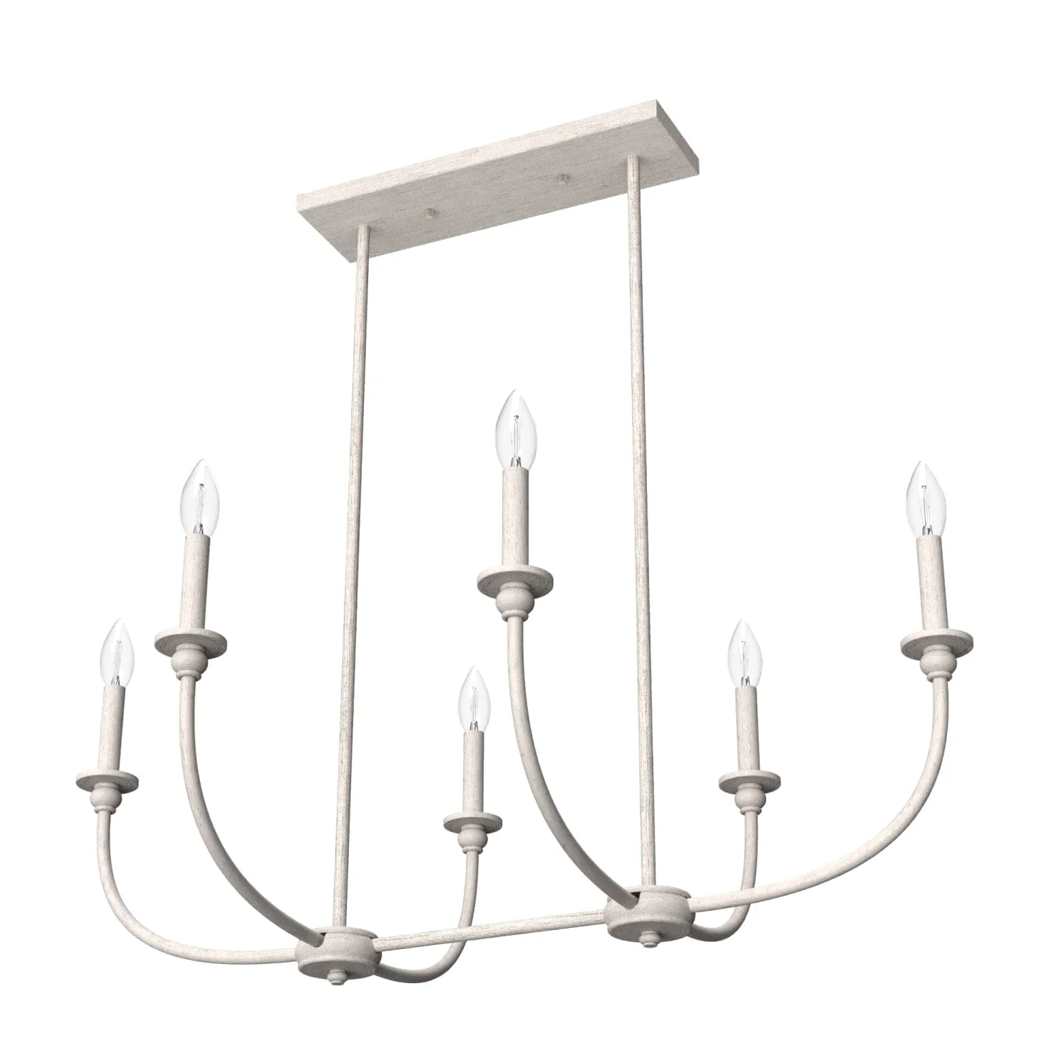 Southcrest 6 Light Linear Chandelier 14 Southcrest 6 Light Linear Chandelier