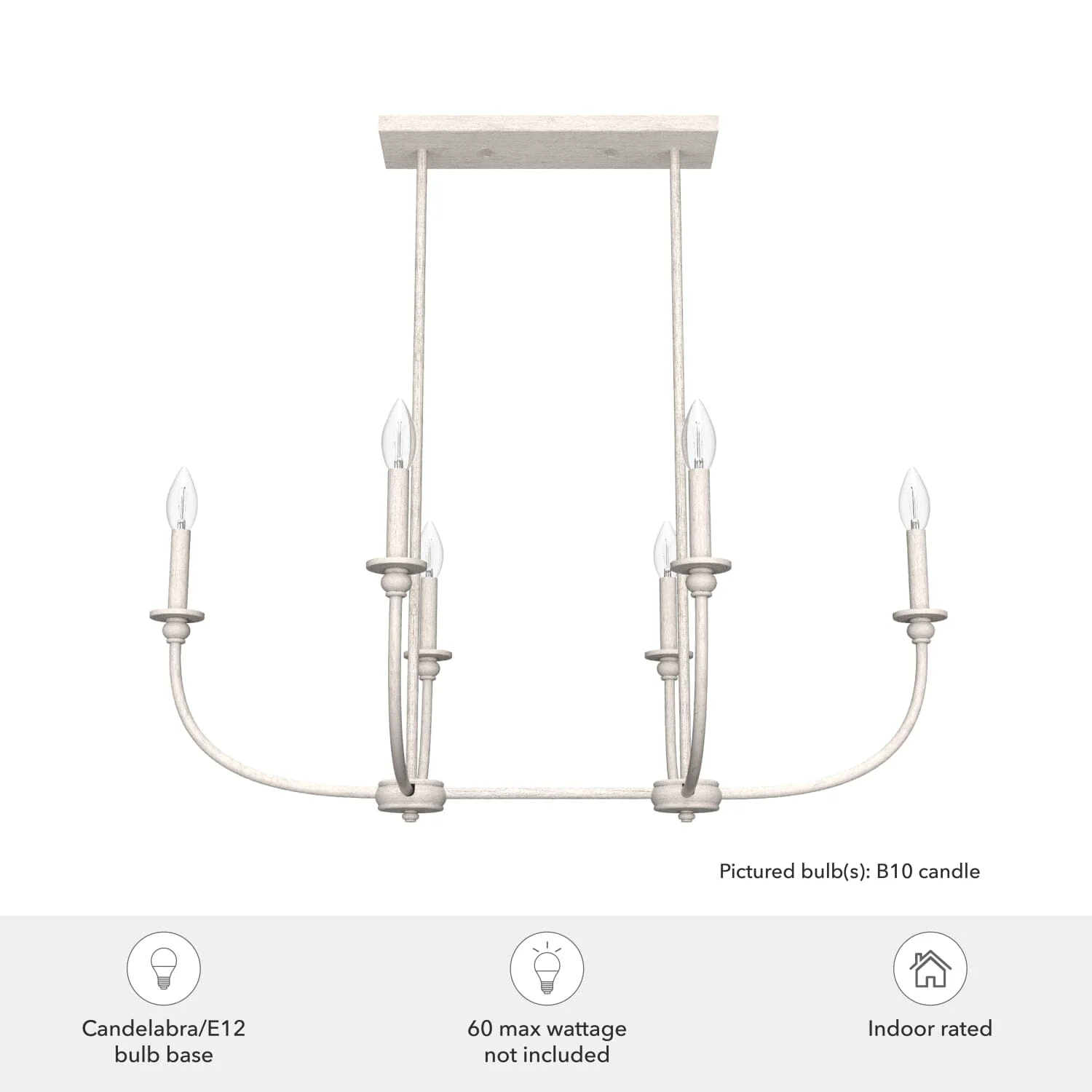 Southcrest 6 Light Linear Chandelier 5 Southcrest 6 Light Linear Chandelier