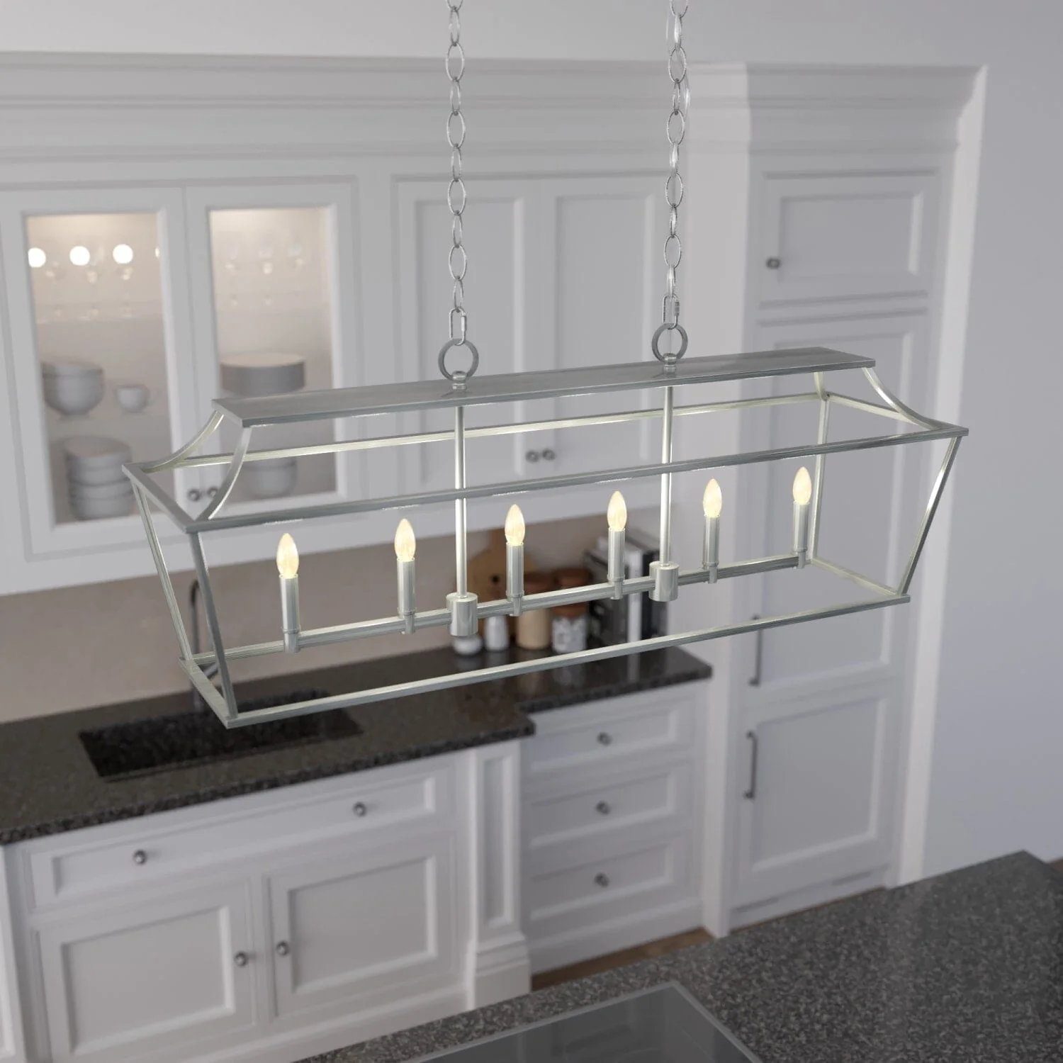 Laurel Ridge 6 Light Linear Chandelier 3 Laurel Ridge 6 Light Linear Chandelier