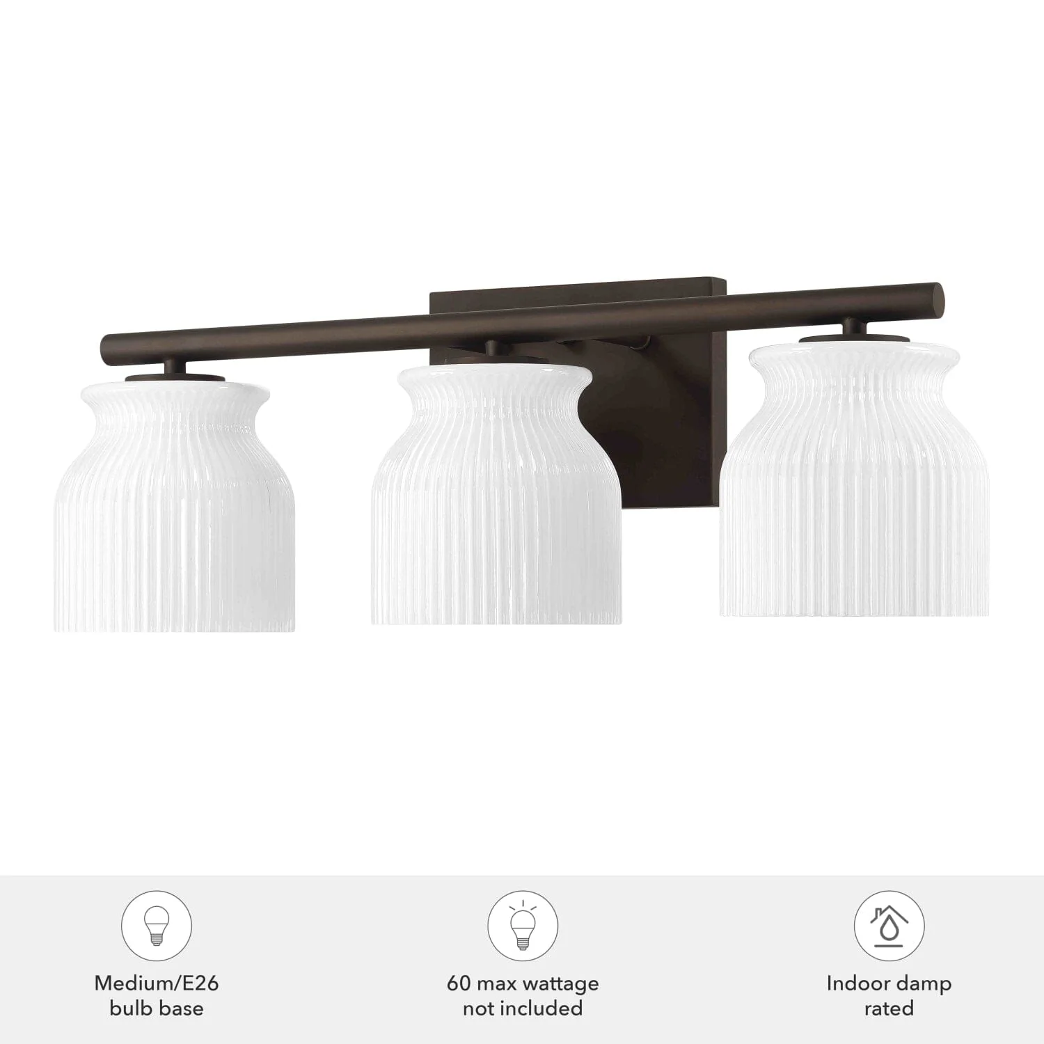 Harlowe Jasmine Roth 3 Light Medium 22 Inch Bath Vanity 6 Harlowe Jasmine Roth 3 Light Medium 22 Inch Bath Vanity