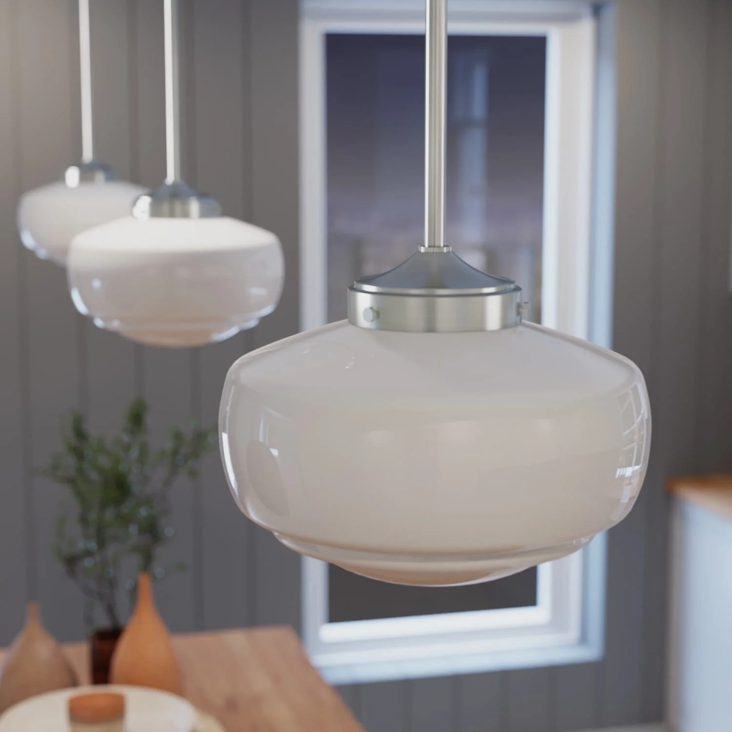 Saddle Creek Shiny Cased White Glass 1 Light 10 Inch Pendant 2 Saddle Creek Shiny Cased White Glass 1 Light 10 Inch Pendant
