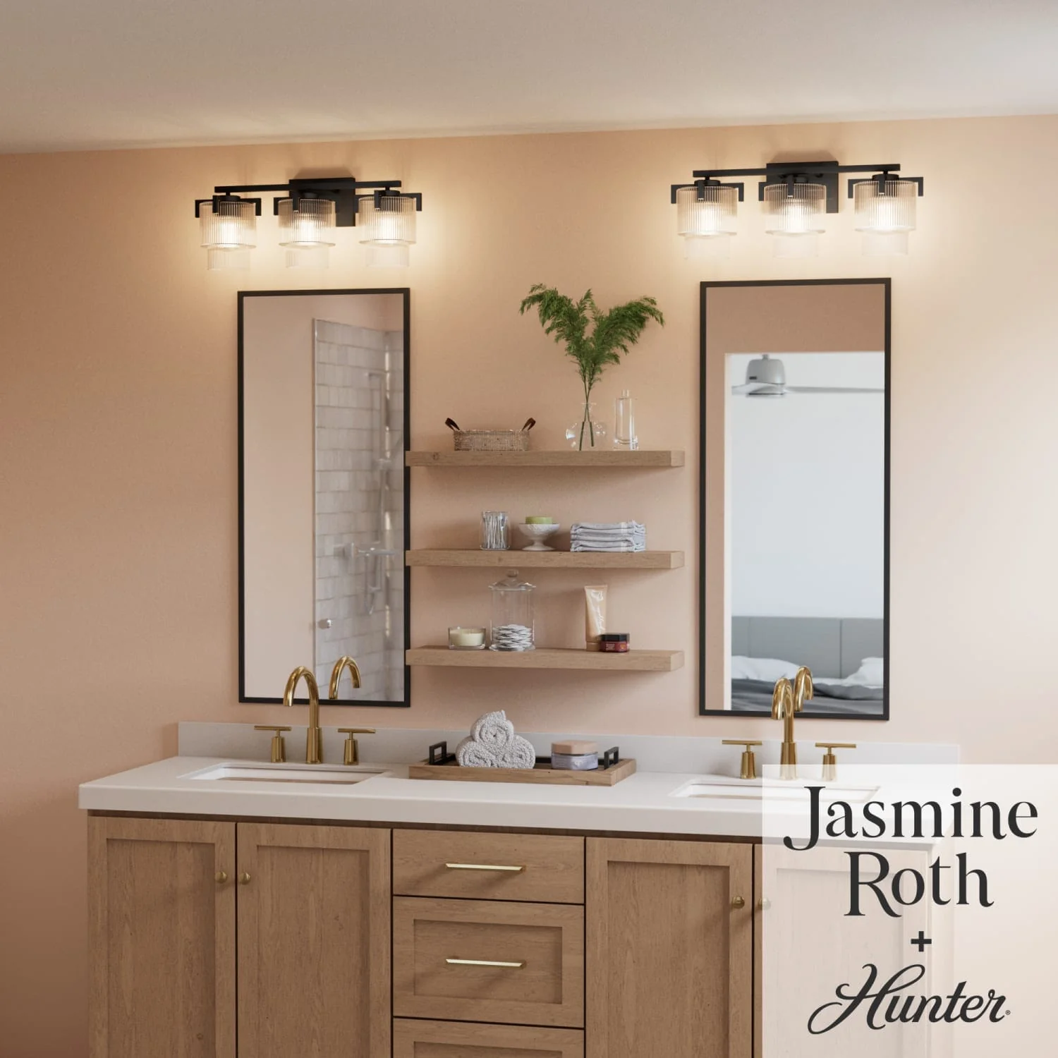 Ontario Jasmine Roth 3 Light Medium 24 Inch Bath Vanity 3 Ontario Jasmine Roth 3 Light Medium 24 Inch Bath Vanity