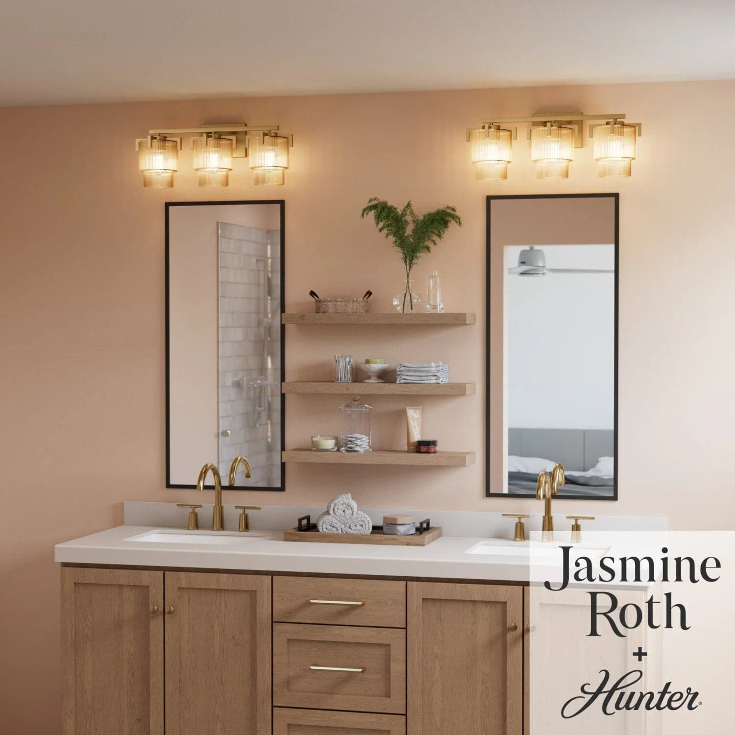 Ontario Jasmine Roth 3 Light Medium 24 Inch Bath Vanity 4 Ontario Jasmine Roth 3 Light Medium 24 Inch Bath Vanity