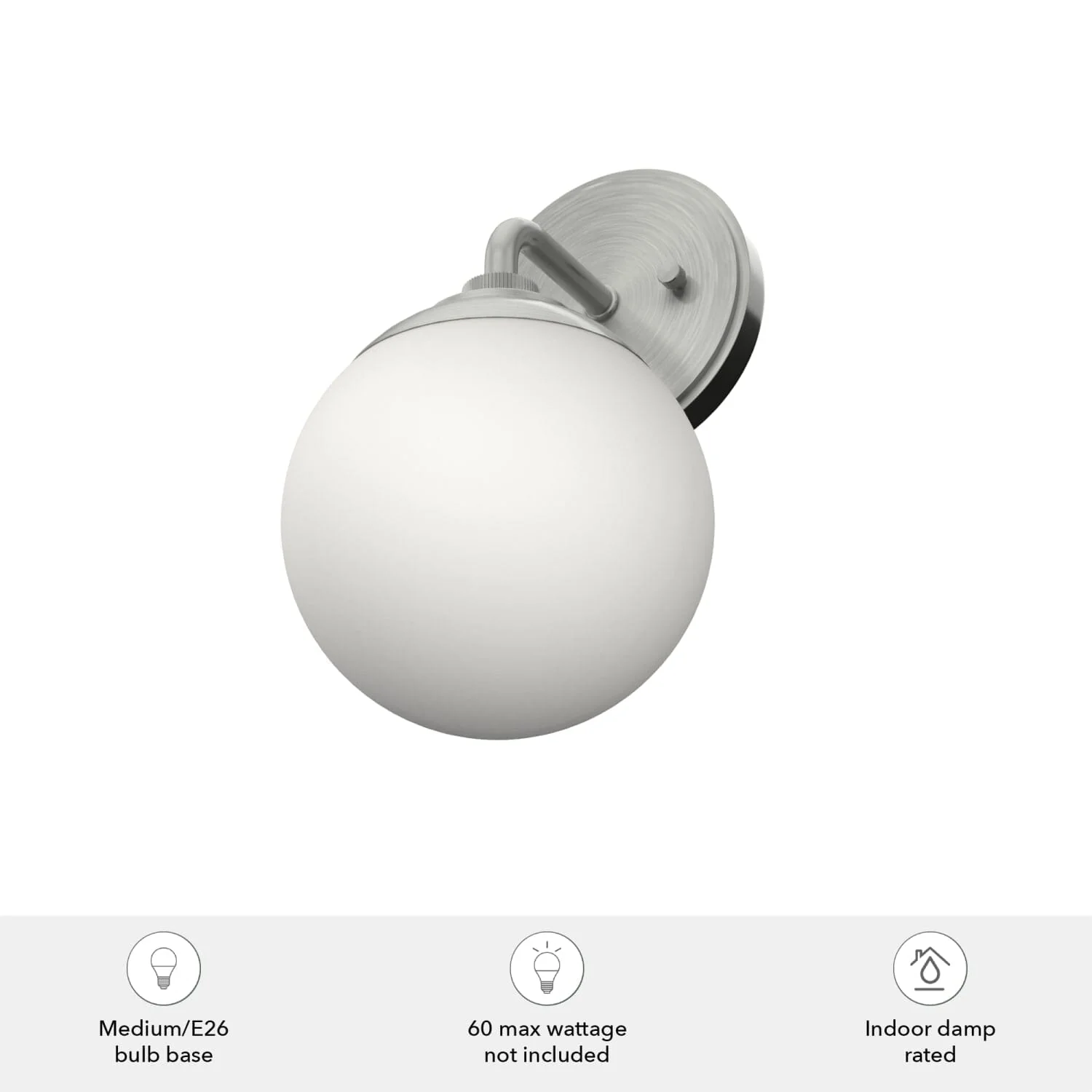 Hepburn 1 Light Wall Sconce 5 Hepburn 1 Light Wall Sconce