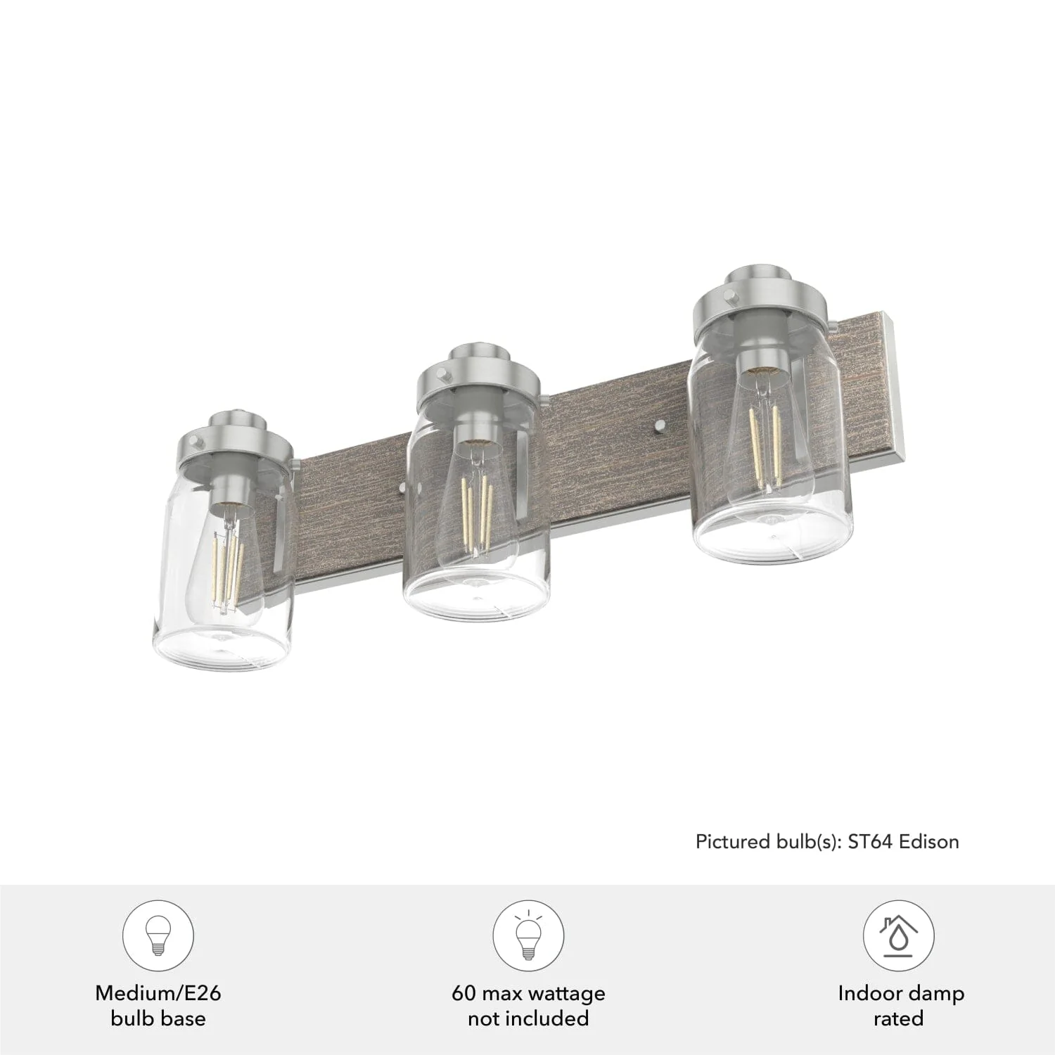 Devon Park 3 Light Vanity 5 Devon Park 3 Light Vanity