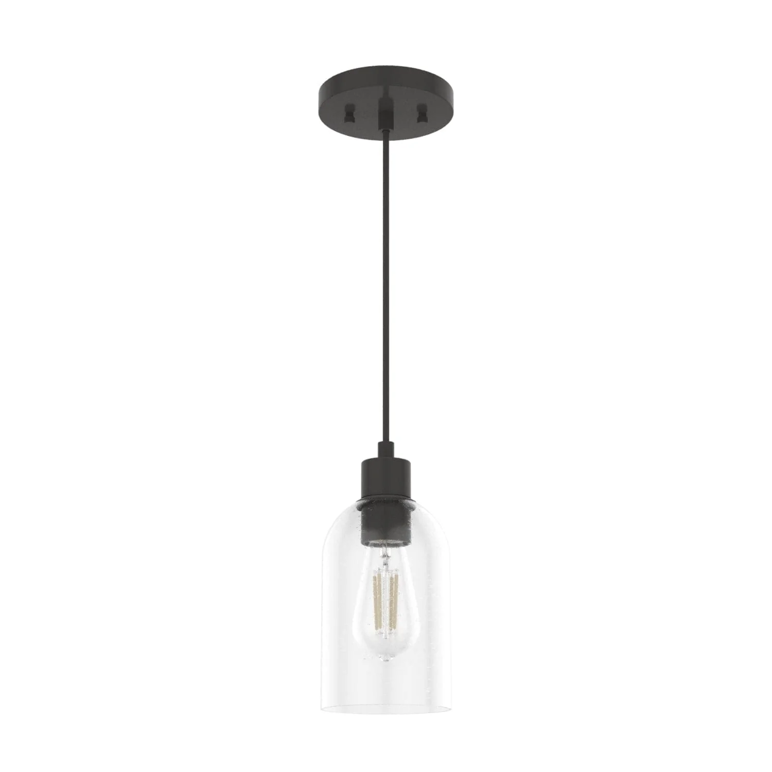Lochemeade Clear Seeded Glass 1 Light Mini Pendant 18 Lochemeade Clear Seeded Glass 1 Light Mini Pendant