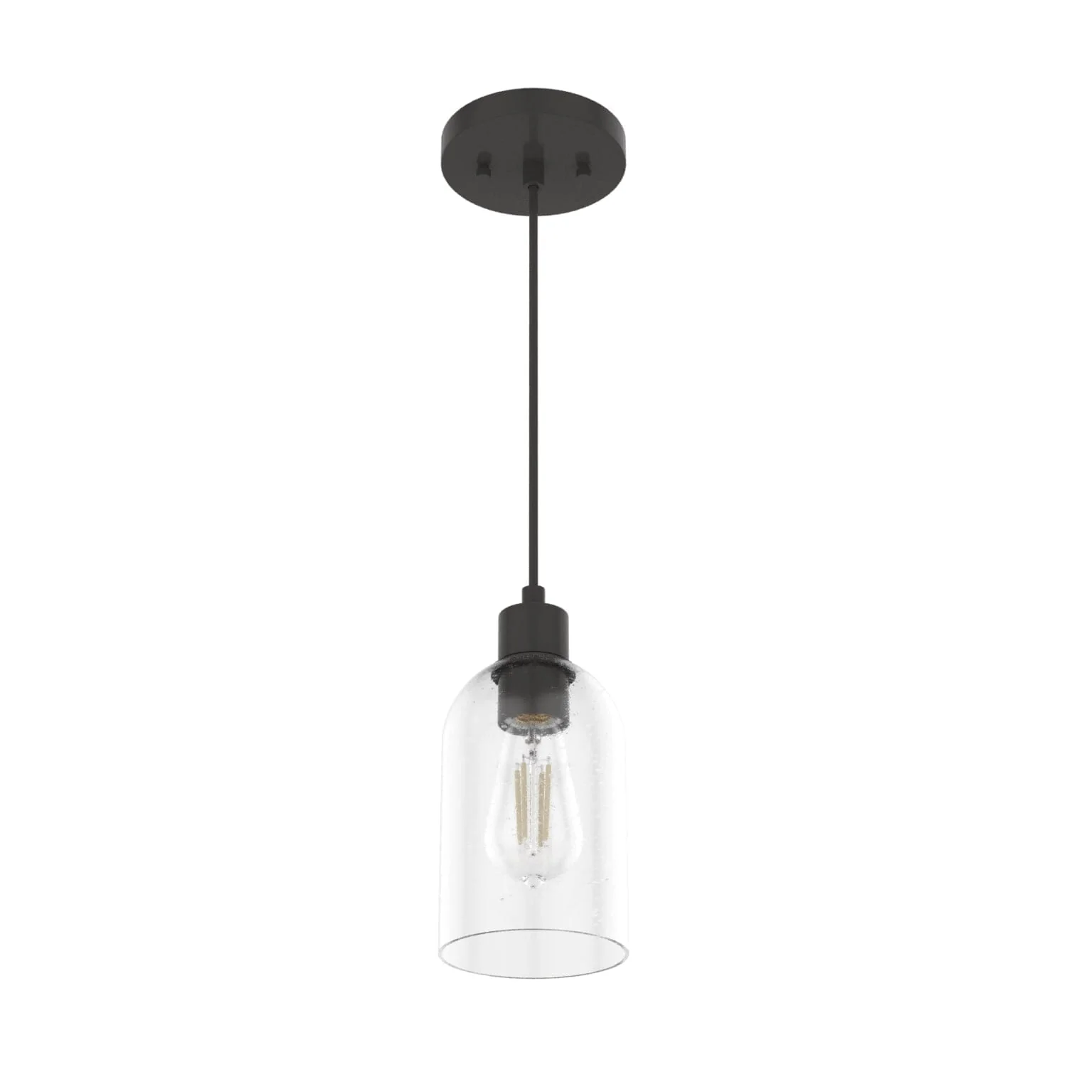 Lochemeade Clear Seeded Glass 1 Light Mini Pendant 20 Lochemeade Clear Seeded Glass 1 Light Mini Pendant
