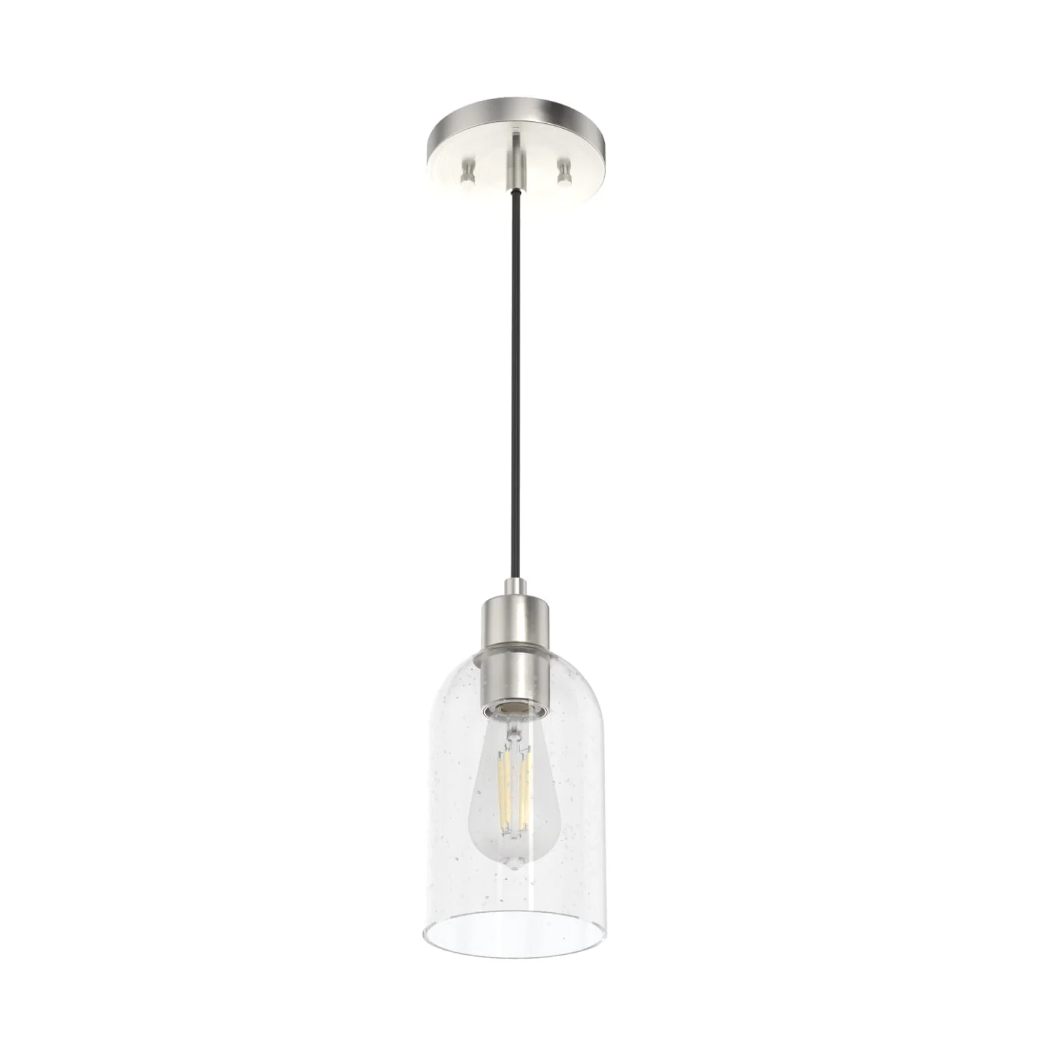 Lochemeade Clear Seeded Glass 1 Light Mini Pendant 21 Lochemeade Clear Seeded Glass 1 Light Mini Pendant