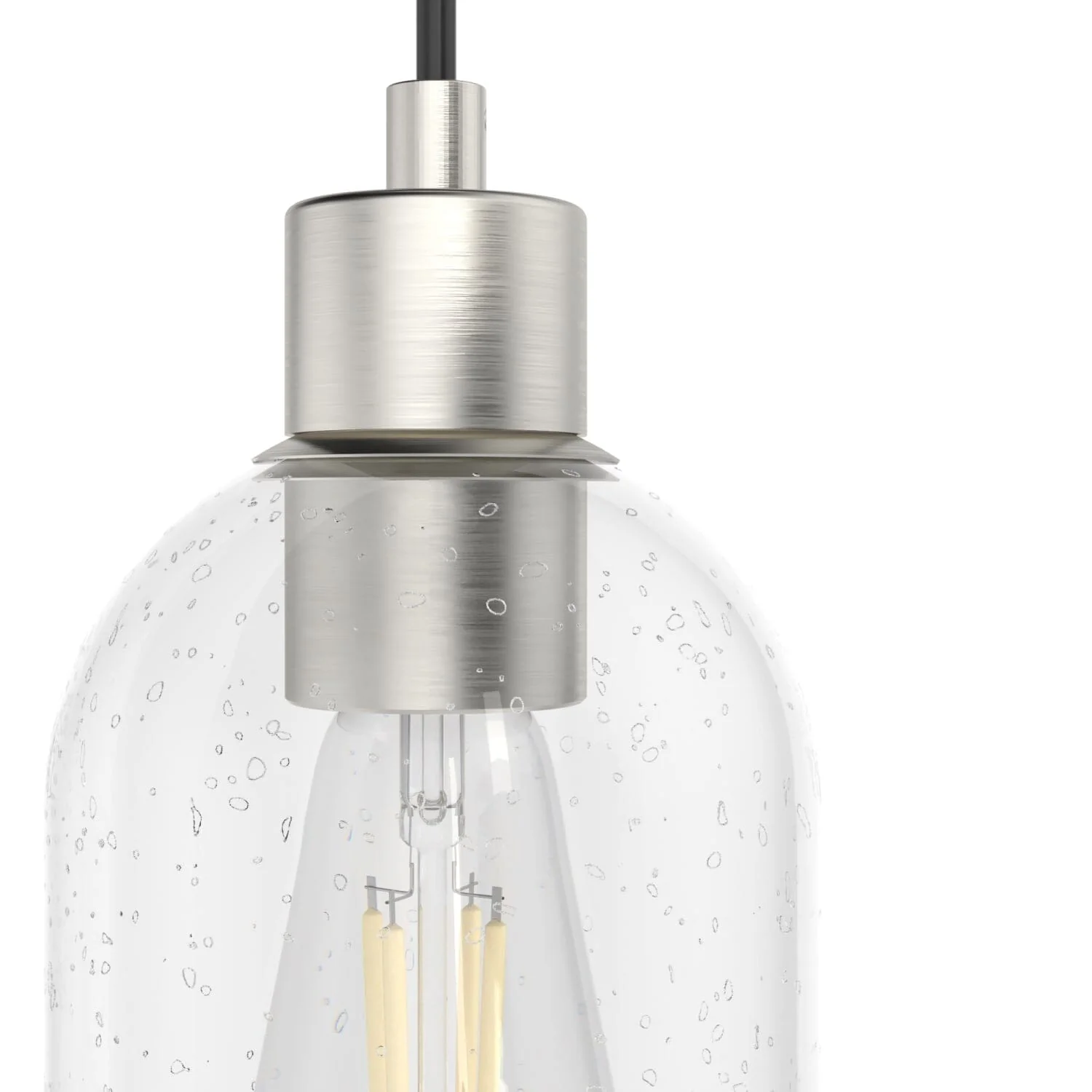 Lochemeade Clear Seeded Glass 1 Light Mini Pendant 24 Lochemeade Clear Seeded Glass 1 Light Mini Pendant