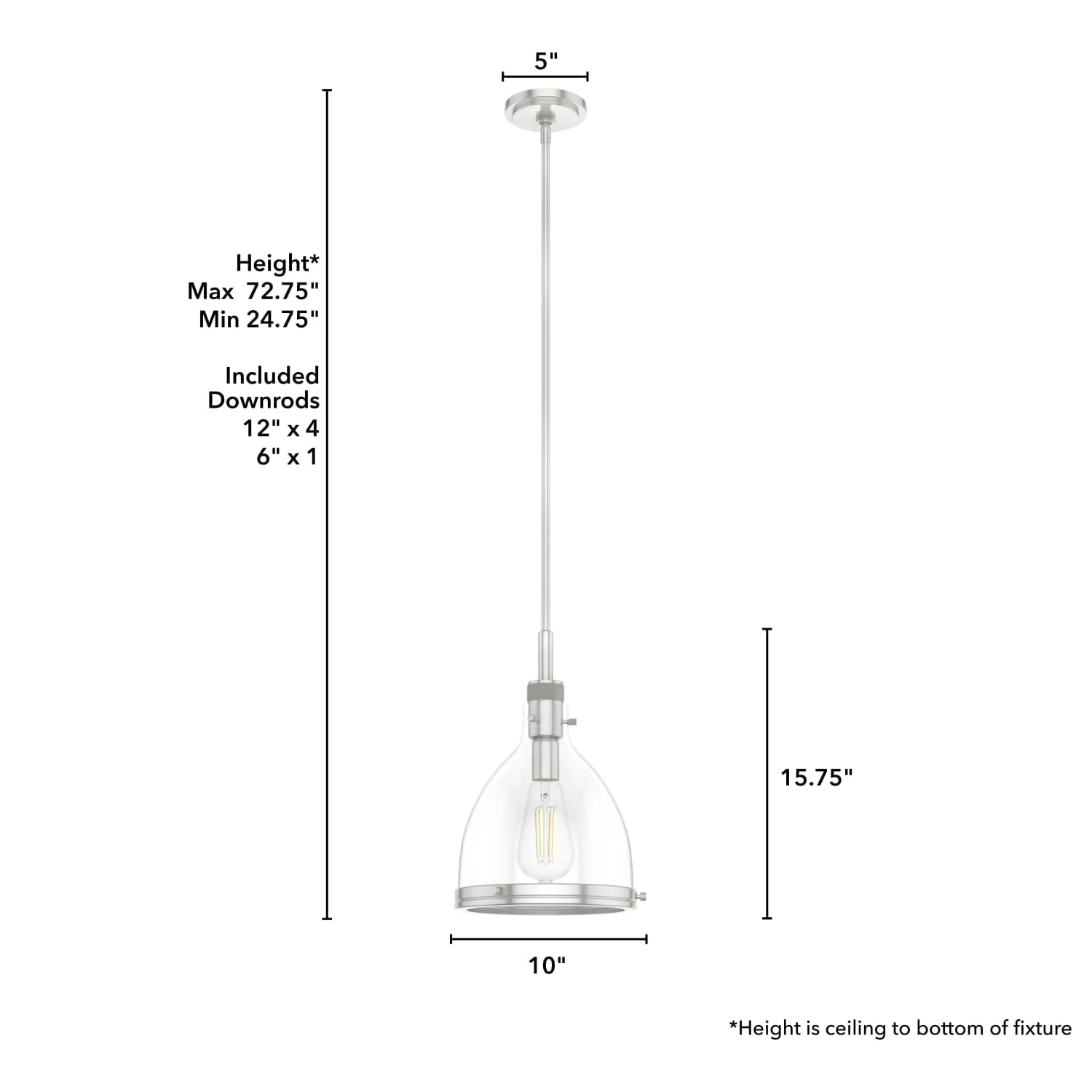 Van Nuys 1 Light Pendant 10 inch 12 Van Nuys 1 Light Pendant 10 inch