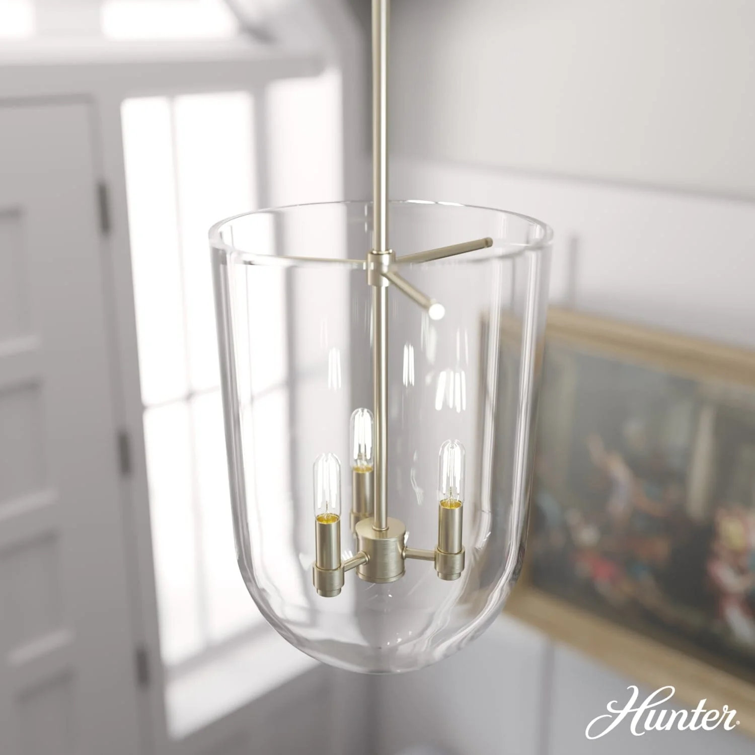 Sacha 3 Light Cloche Pendant 1 Sacha 3 Light Cloche Pendant