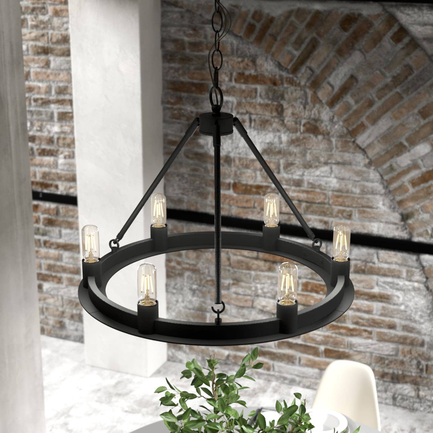 Saddlewood 6 Light Chandelier 1 Saddlewood 6 Light Chandelier