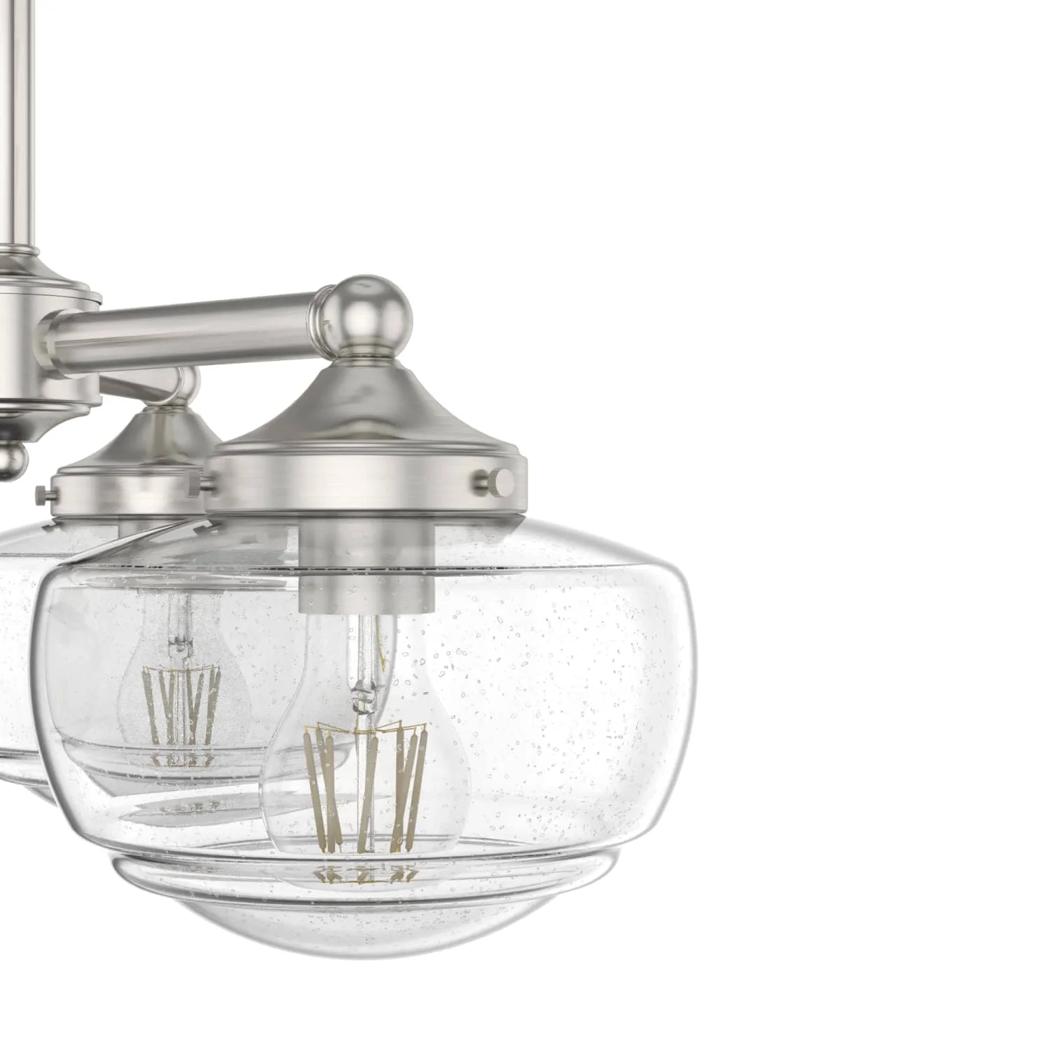 Saddle Creek Clear Seeded Glass 3 Light Chandelier 14 Saddle Creek Clear Seeded Glass 3 Light Chandelier