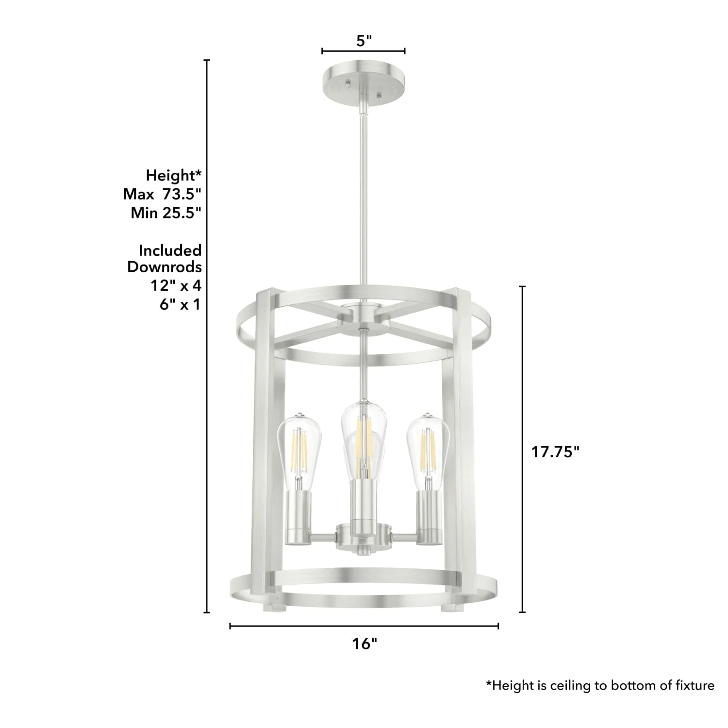 Astwood 4 Light Chandelier 16 Inch 16 Astwood 4 Light Chandelier 16 Inch