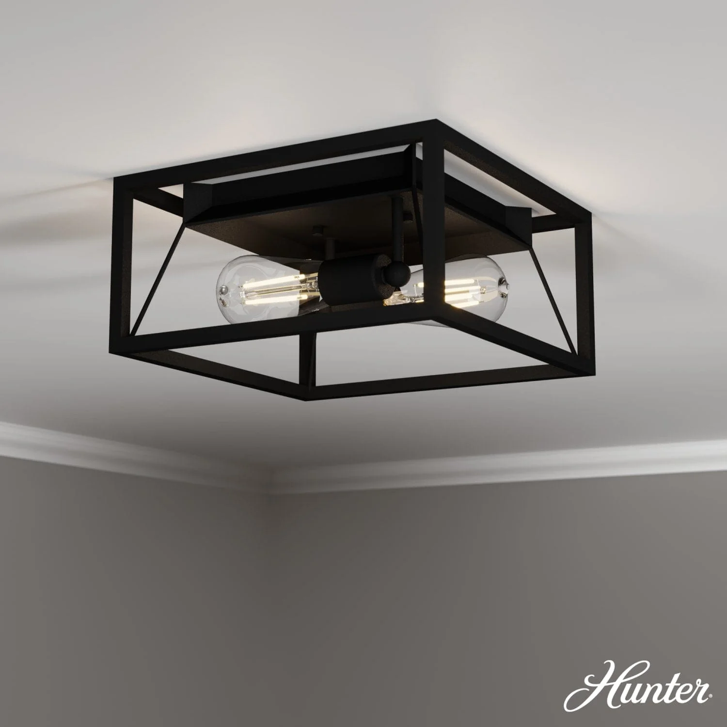 Doherty 2 Light Flush Mount 1 Doherty 2 Light Flush Mount