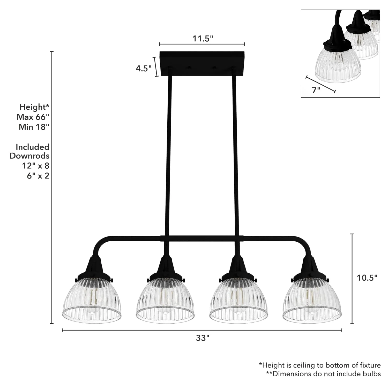 Cypress Grove 4 Light Linear Chandelier 10 Cypress Grove 4 Light Linear Chandelier