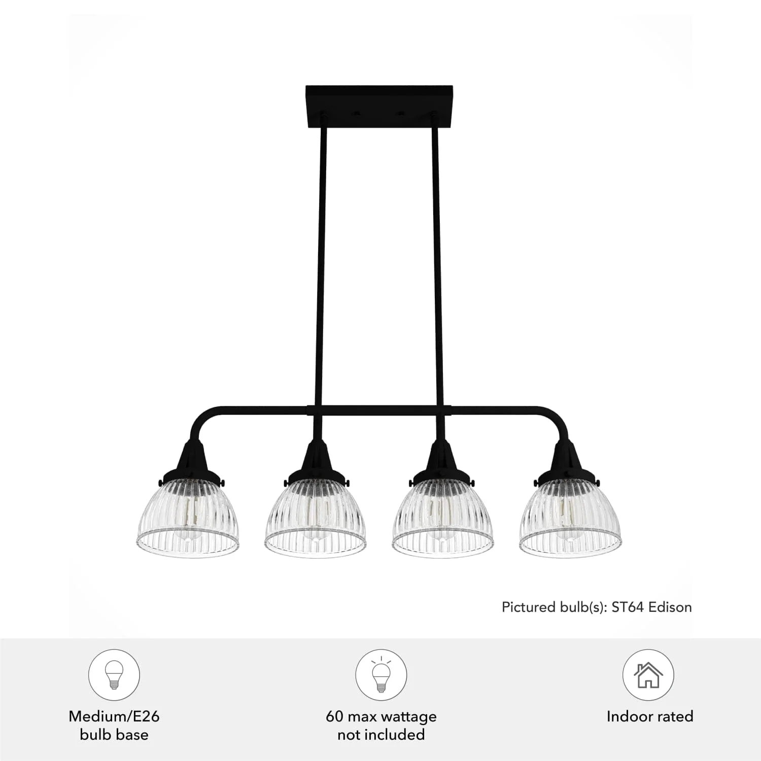 Cypress Grove 4 Light Linear Chandelier 7 Cypress Grove 4 Light Linear Chandelier