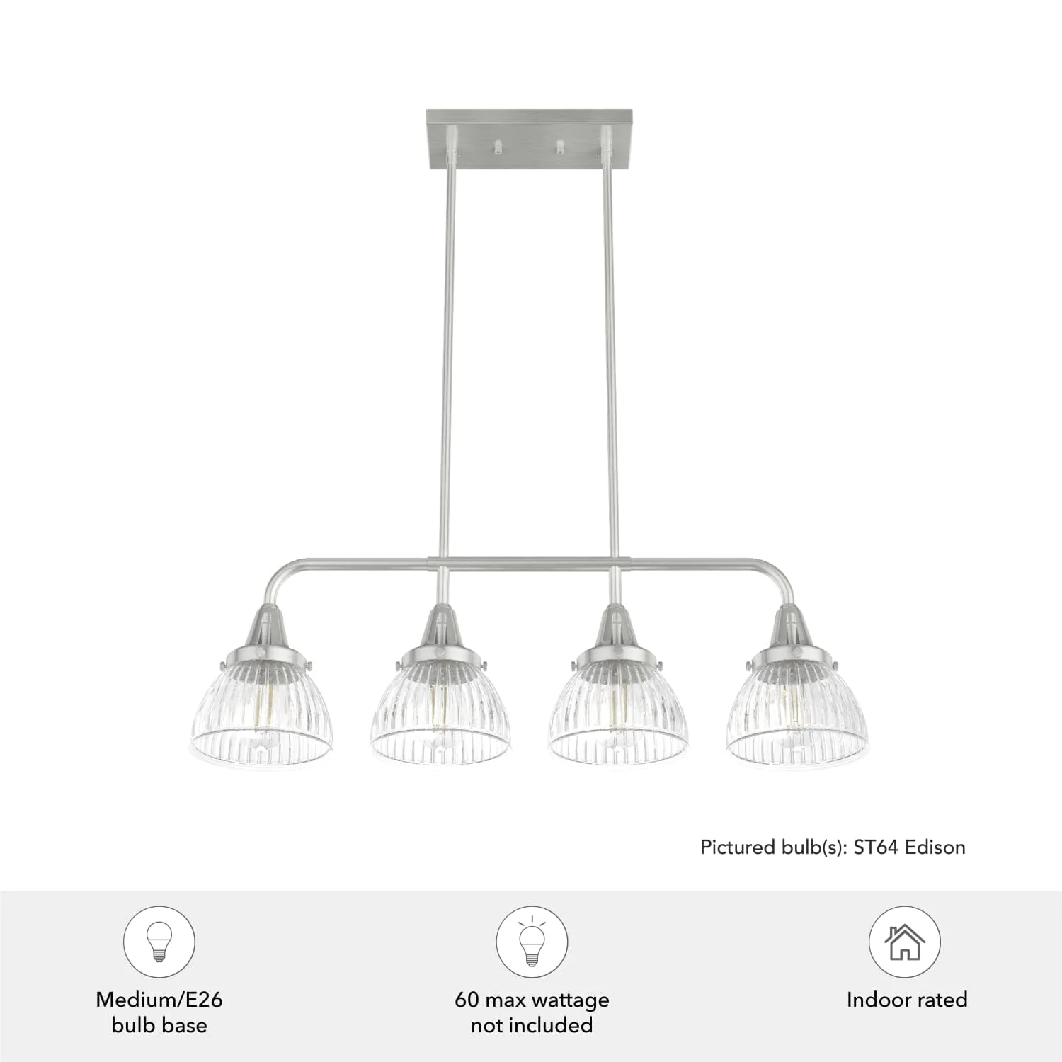 Cypress Grove 4 Light Linear Chandelier 8 Cypress Grove 4 Light Linear Chandelier