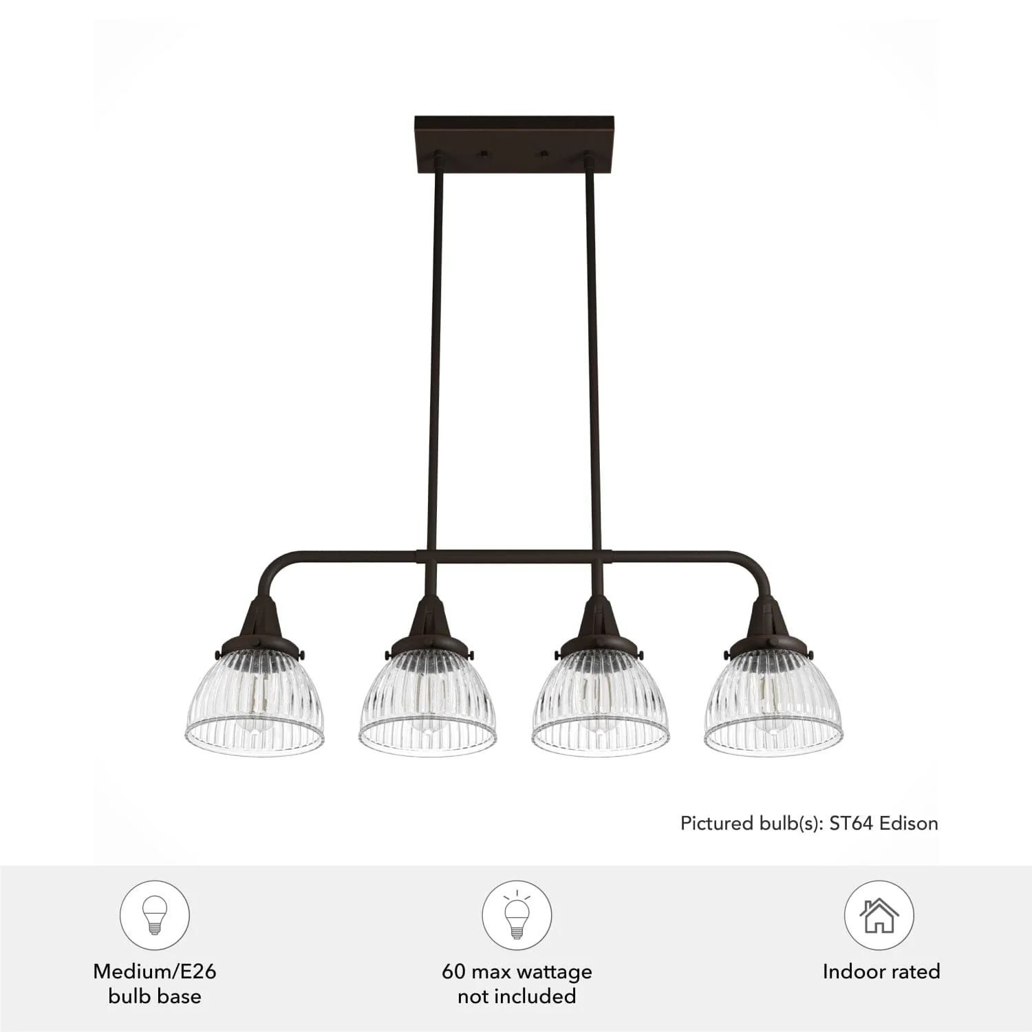 Cypress Grove 4 Light Linear Chandelier 9 Cypress Grove 4 Light Linear Chandelier