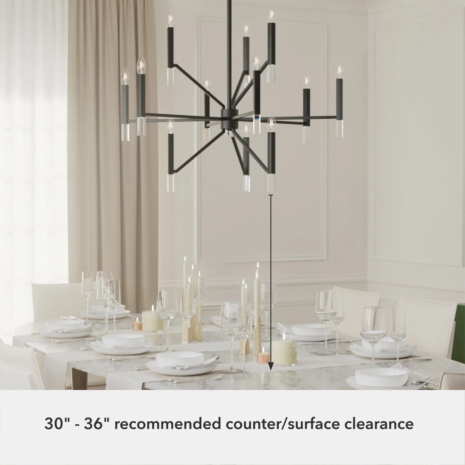 Sunjai 12 Light 3-Tier Chandelier 14 Sunjai 12 Light 3-Tier Chandelier